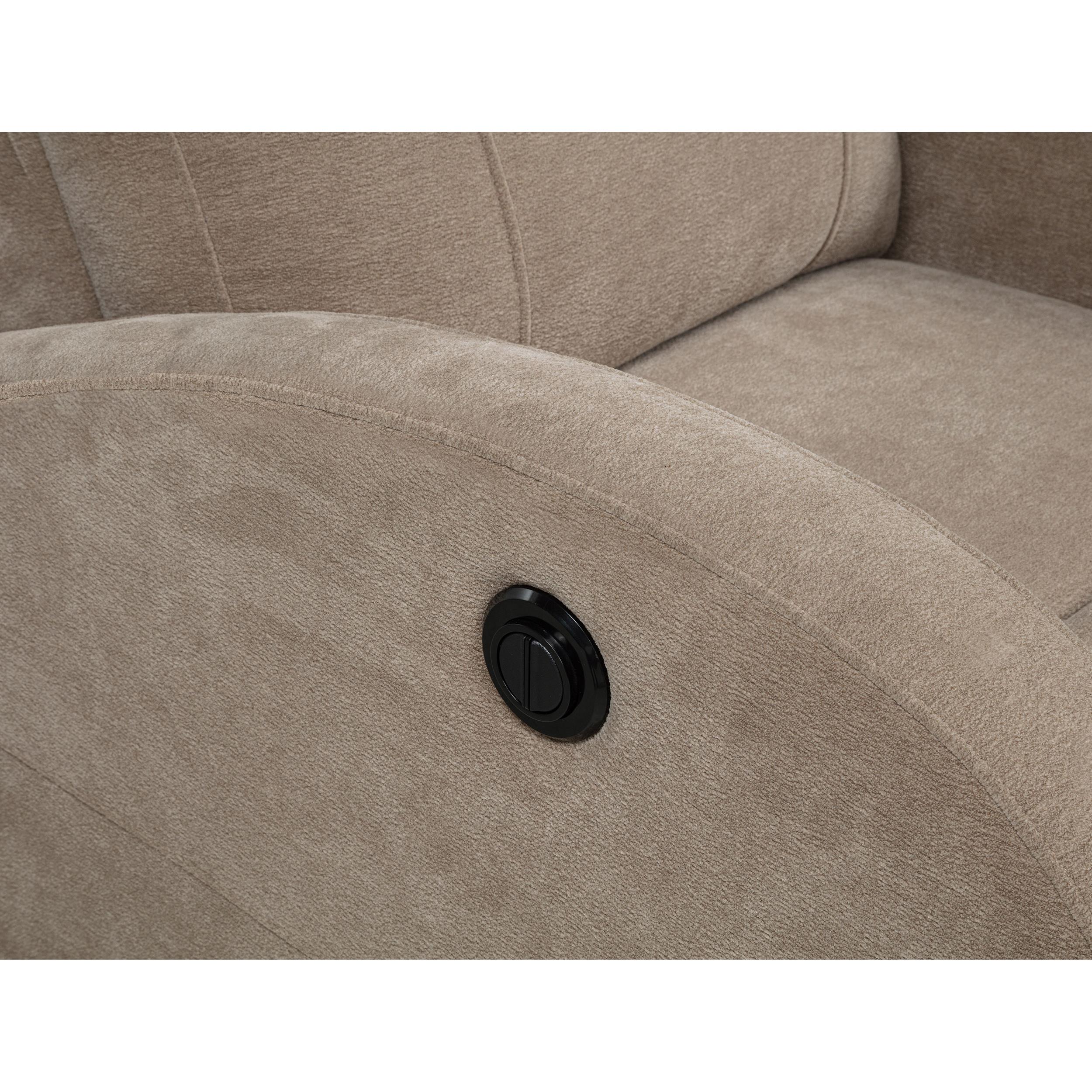  Coaster Furniture Grant 603303P Fabric Upholstered Power Recliner Chair - Camel IMAGE 7