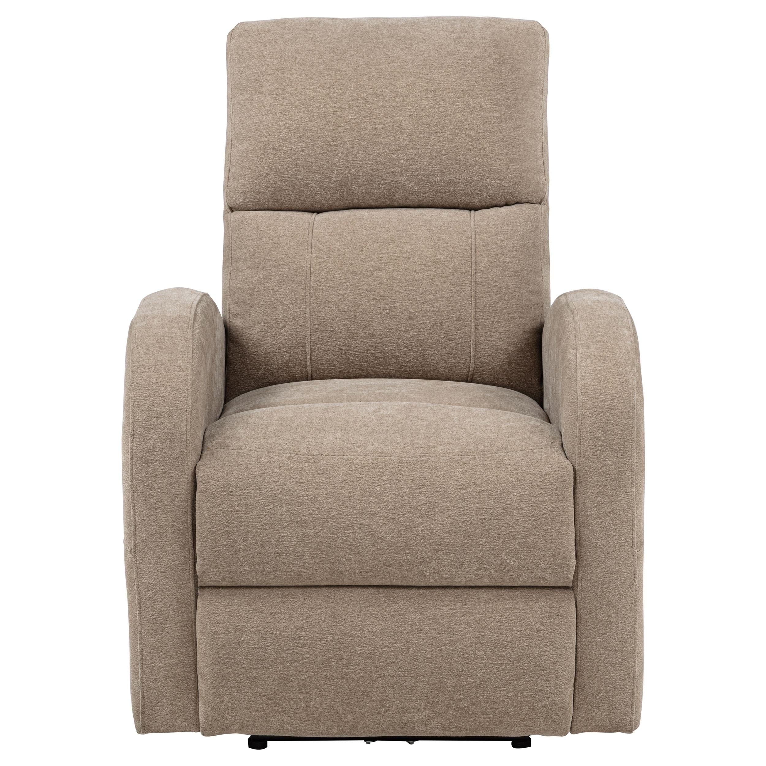  Coaster Furniture Grant 603303P Fabric Upholstered Power Recliner Chair - Camel IMAGE 9