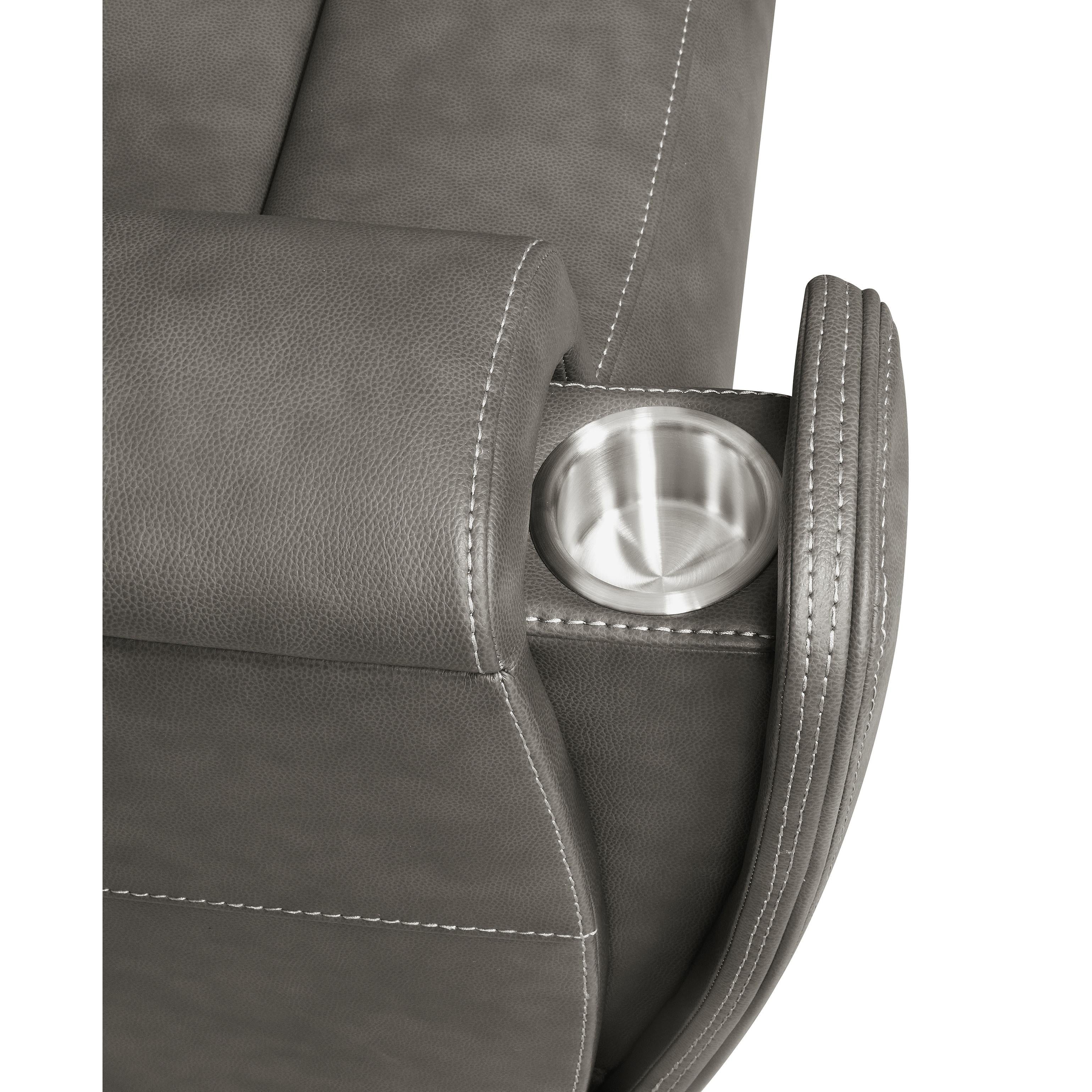  Coaster Furniture Brickston 603431PPP Triple Power Reclining Sofa - Charcoal IMAGE 11