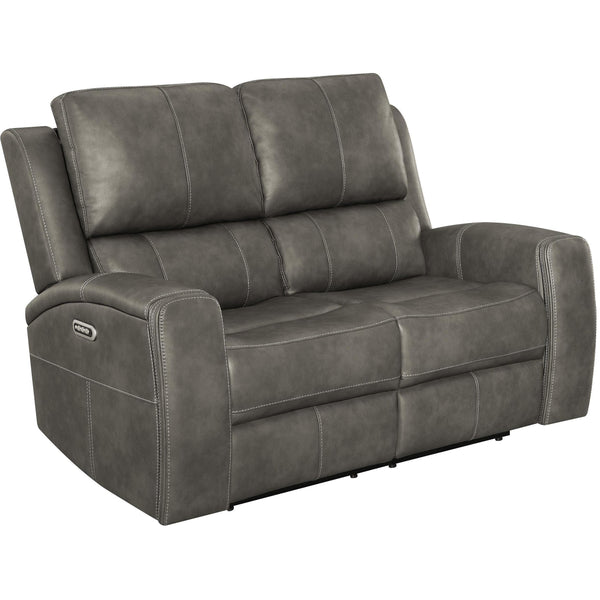 Coaster Furniture Brickston 603432PPP Triple Power Reclining Loveseat - Charcoal