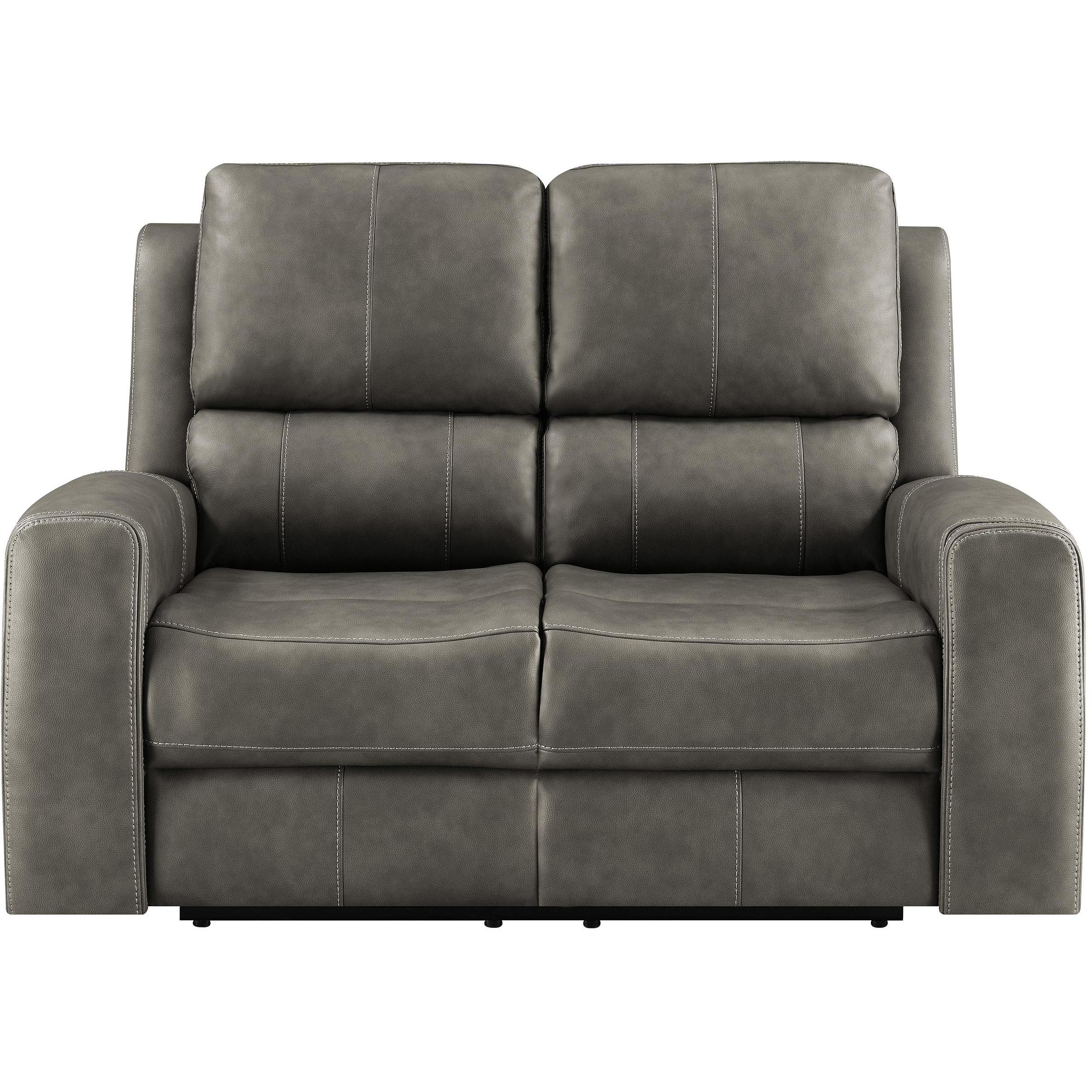  Coaster Furniture Brickston 603432PPP Triple Power Reclining Loveseat - Charcoal IMAGE 5