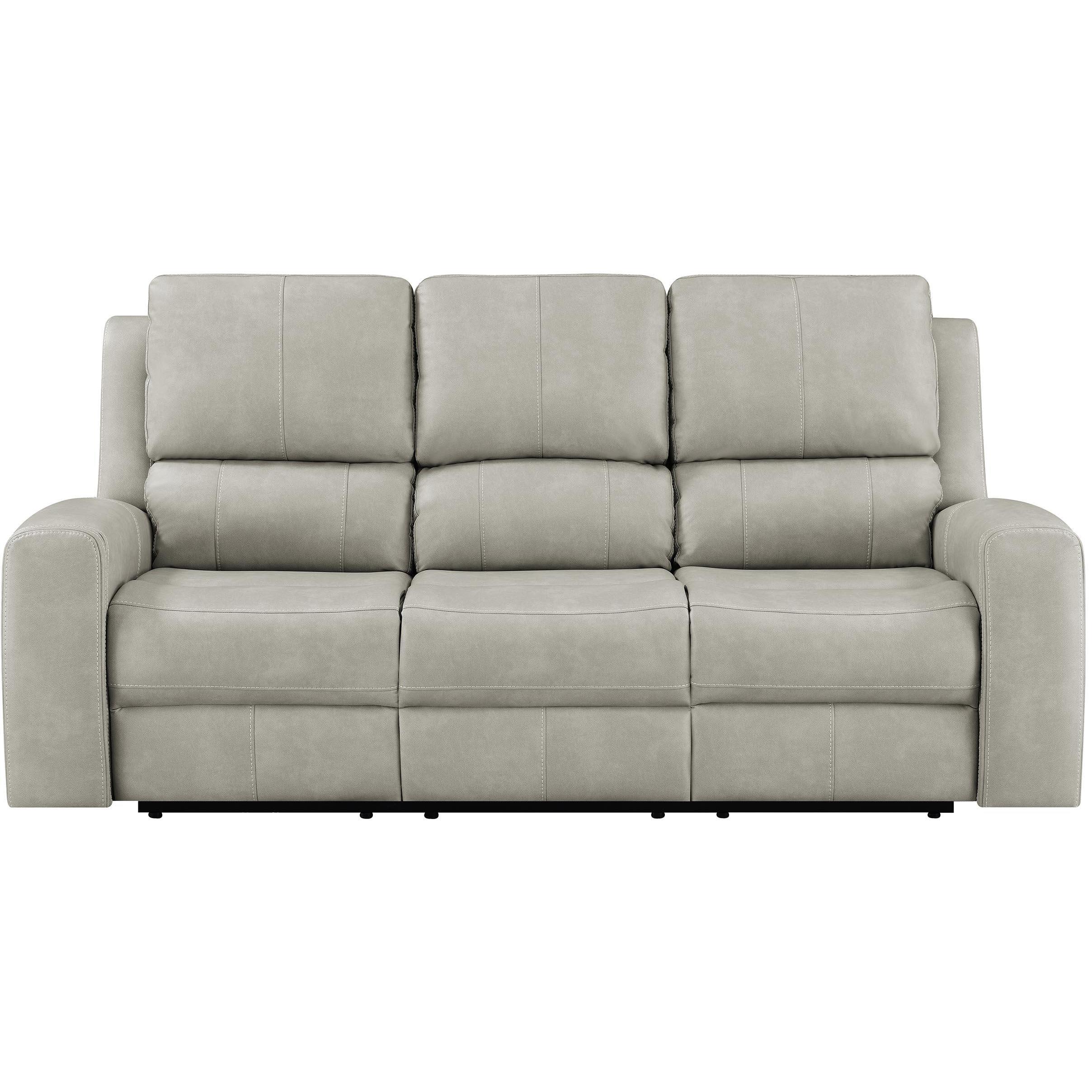  Coaster Furniture Brickston 603434PPP Triple Power Reclining Sofa - Grey IMAGE 5