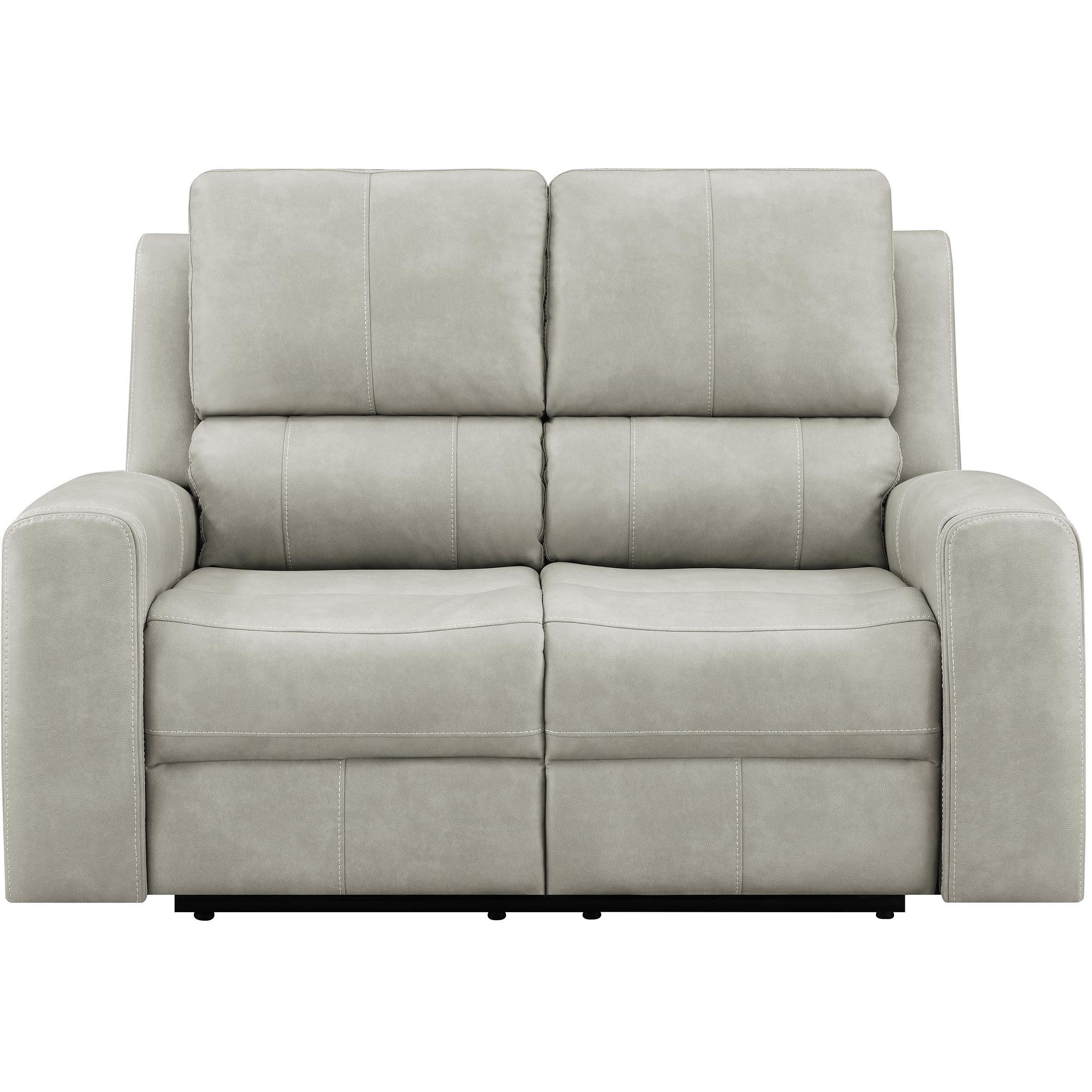  Coaster Furniture Brickston 603435PPP Triple Power Reclining Loveseat - Grey IMAGE 5