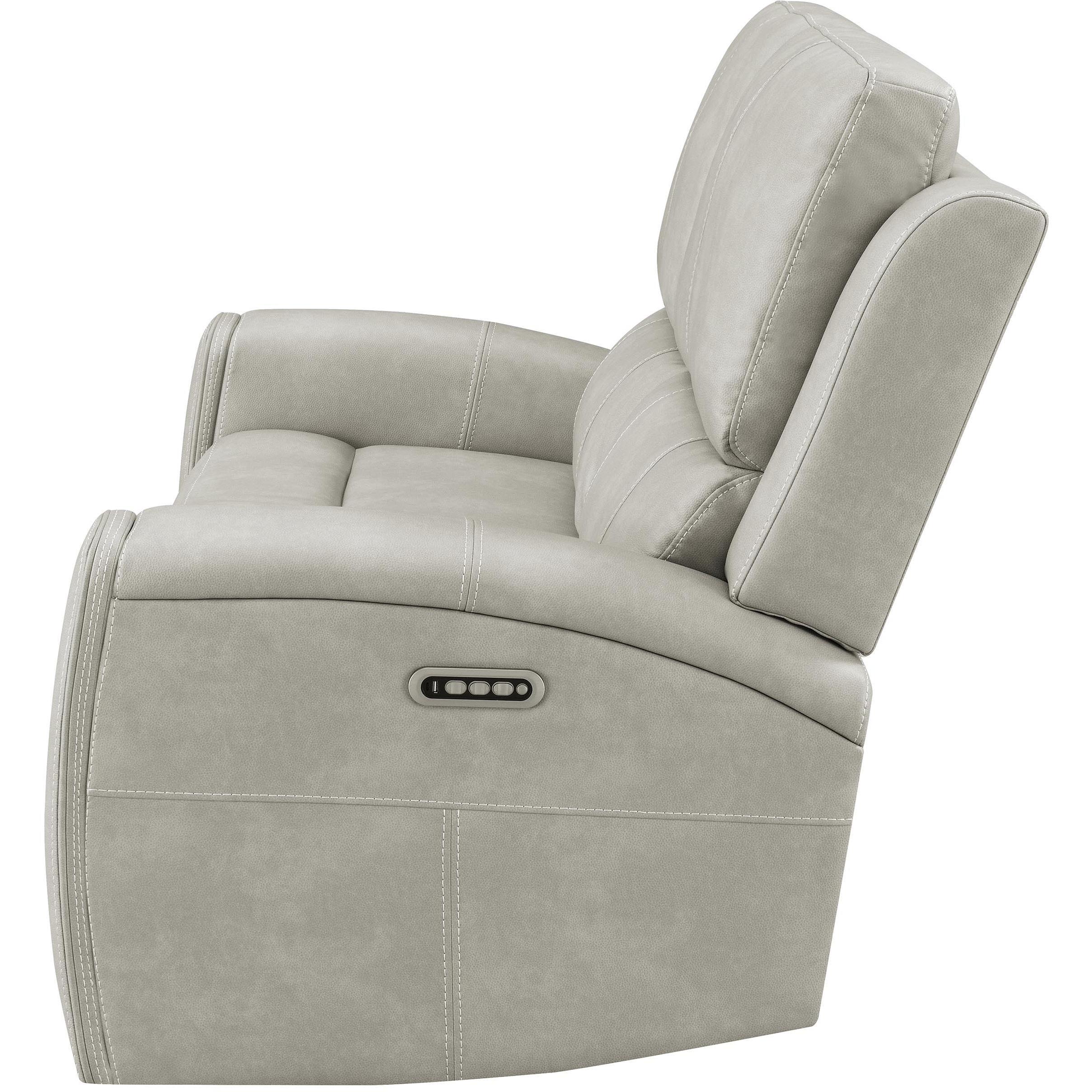  Coaster Furniture Brickston 603435PPP Triple Power Reclining Loveseat - Grey IMAGE 6