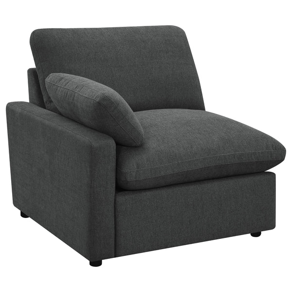 Coaster Furniture Collins 609530LRP Modular LAF Power Recliner - Dark Grey
