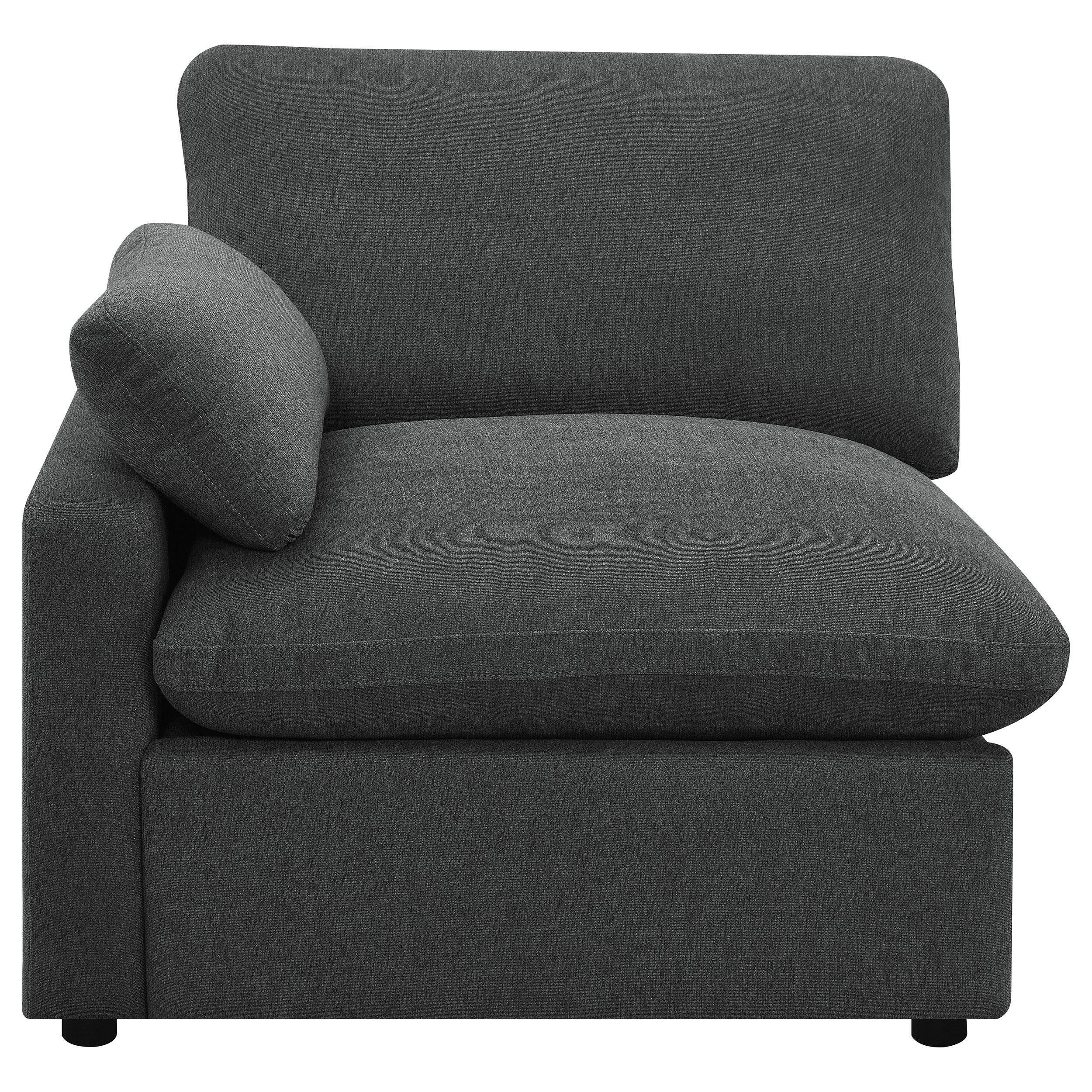  Coaster Furniture Collins 609530LRP Modular LAF Power Recliner - Dark Grey IMAGE 8