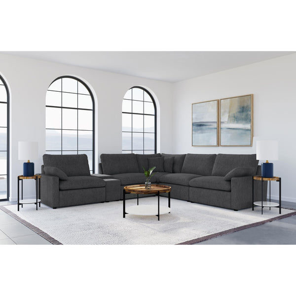 Coaster Furniture Collins 609530P-SET 6-piece Modular Power Reclining Sectional - Dark Grey