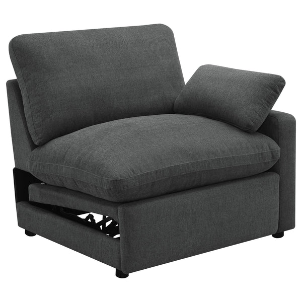 Coaster Furniture Collins 609530RRP Modular RAF Power Recliner - Dark Grey