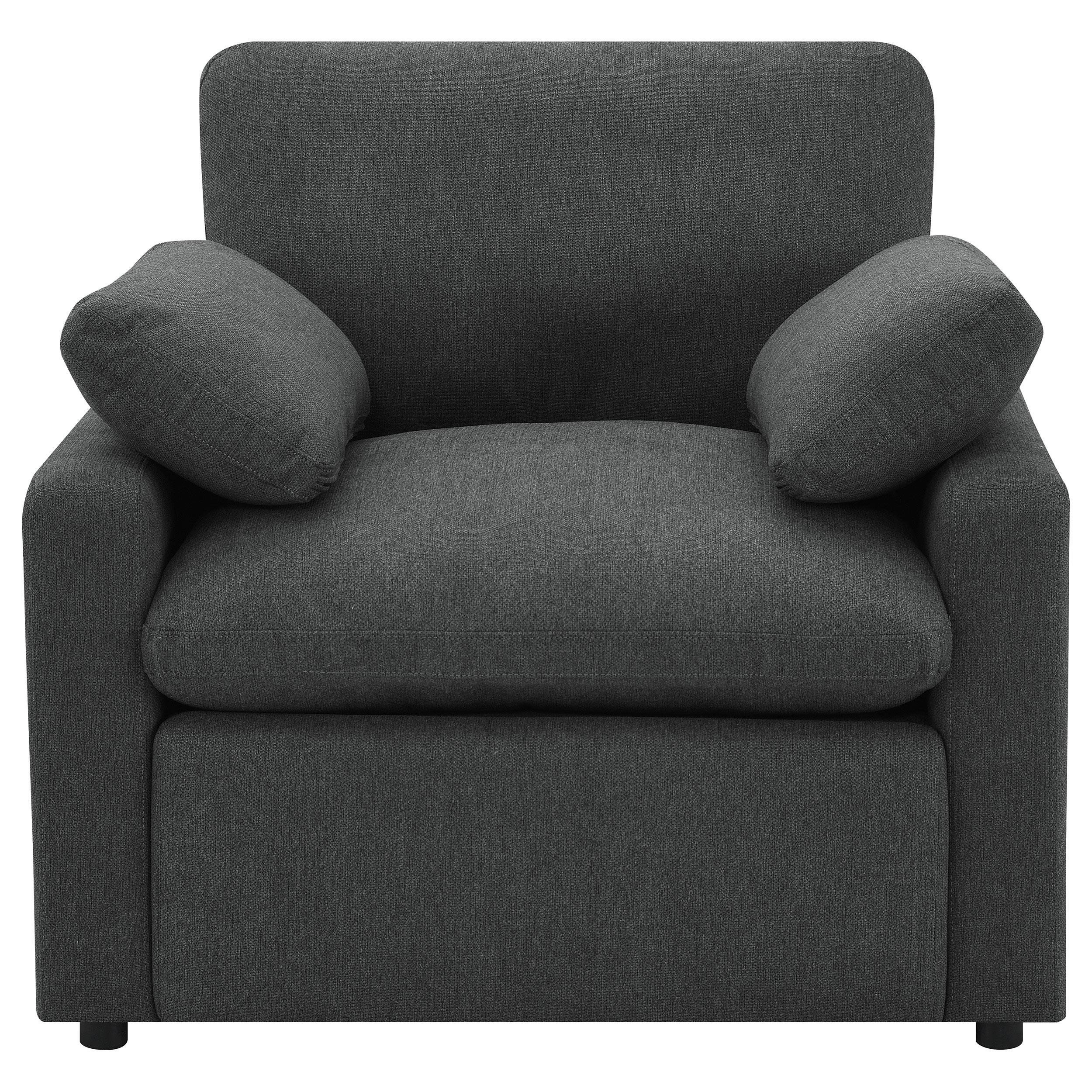  Coaster Furniture Collins 609533P Upholstered Power Recliner Chair - Dark Grey IMAGE 15