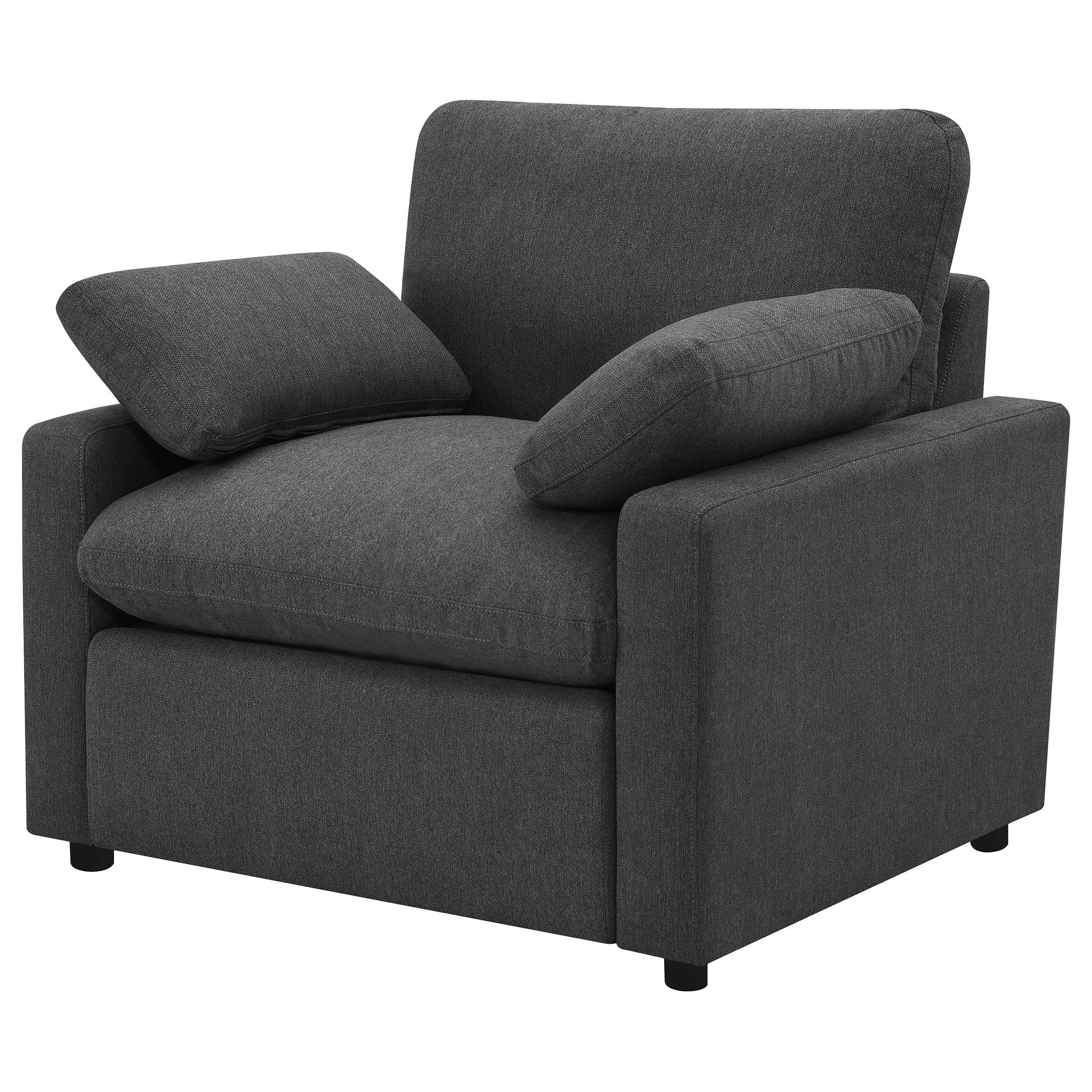  Coaster Furniture Collins 609533P Upholstered Power Recliner Chair - Dark Grey IMAGE 17