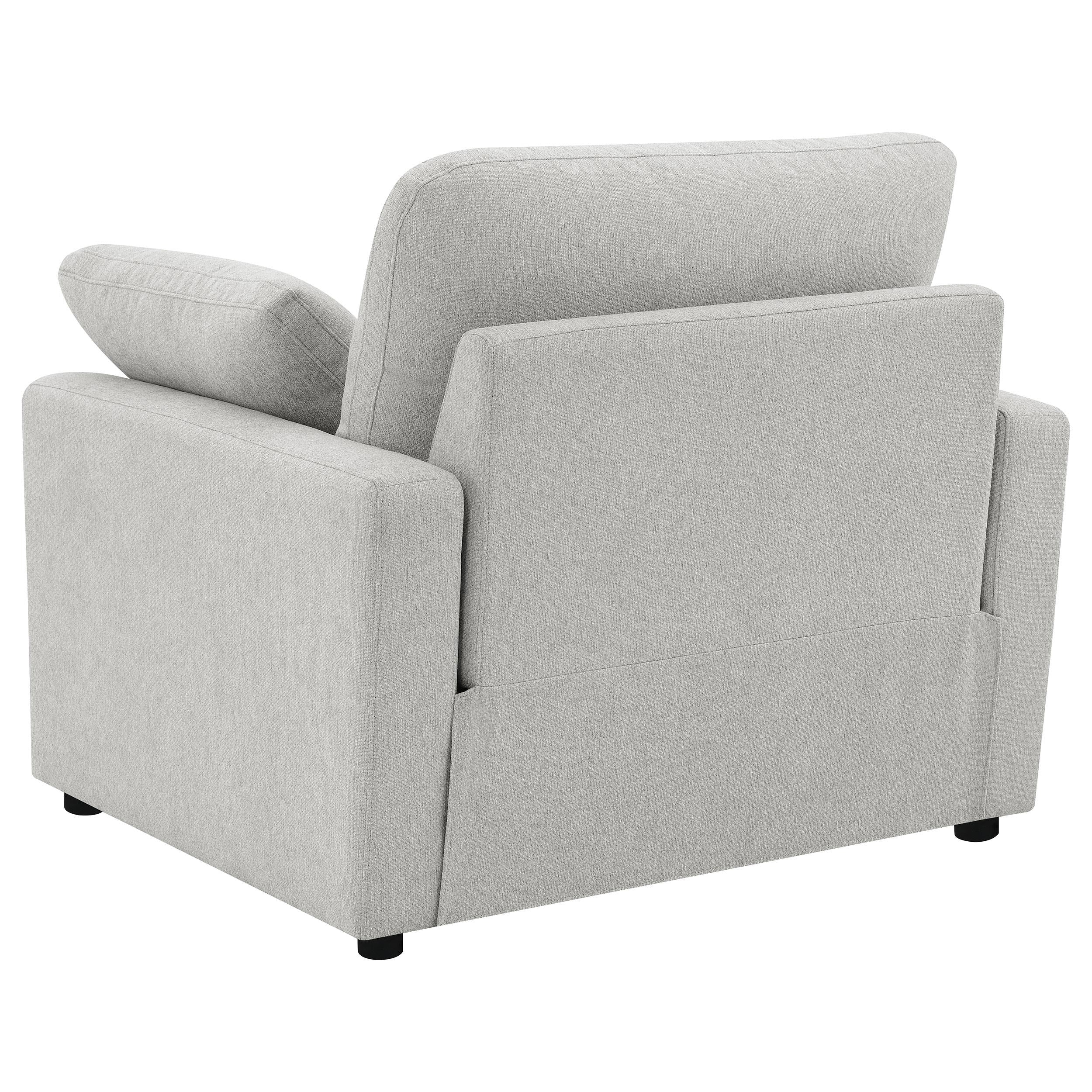  Coaster Furniture Collins 609563P Upholstered Power Recliner Chair - Grey IMAGE 12