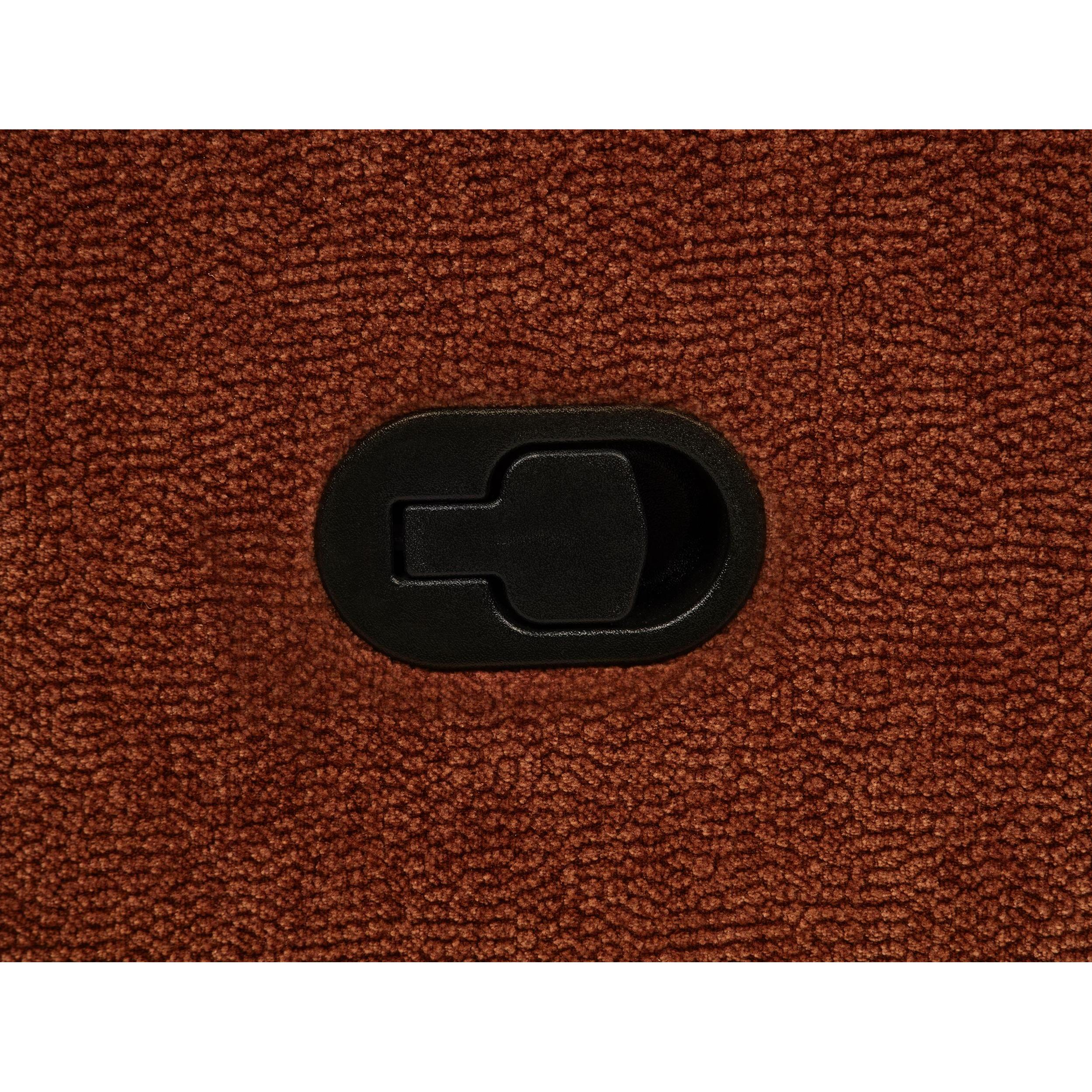  Coaster Furniture Navarro 609574 Chenille Upholstered Reclining Sofa - Burnt Orange IMAGE 13