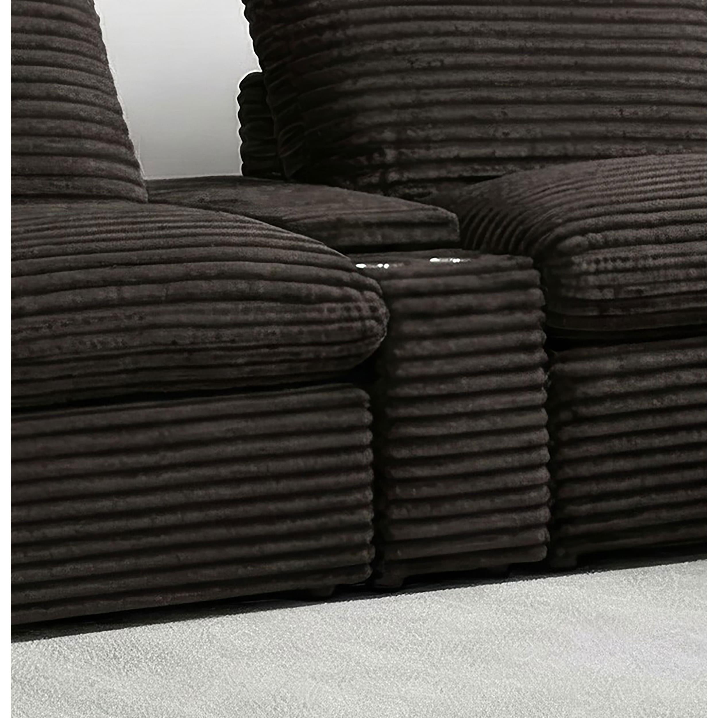  Coaster Furniture Collins 610350CON Upholstered Modular Storage Console - Chocolate Brown IMAGE 5