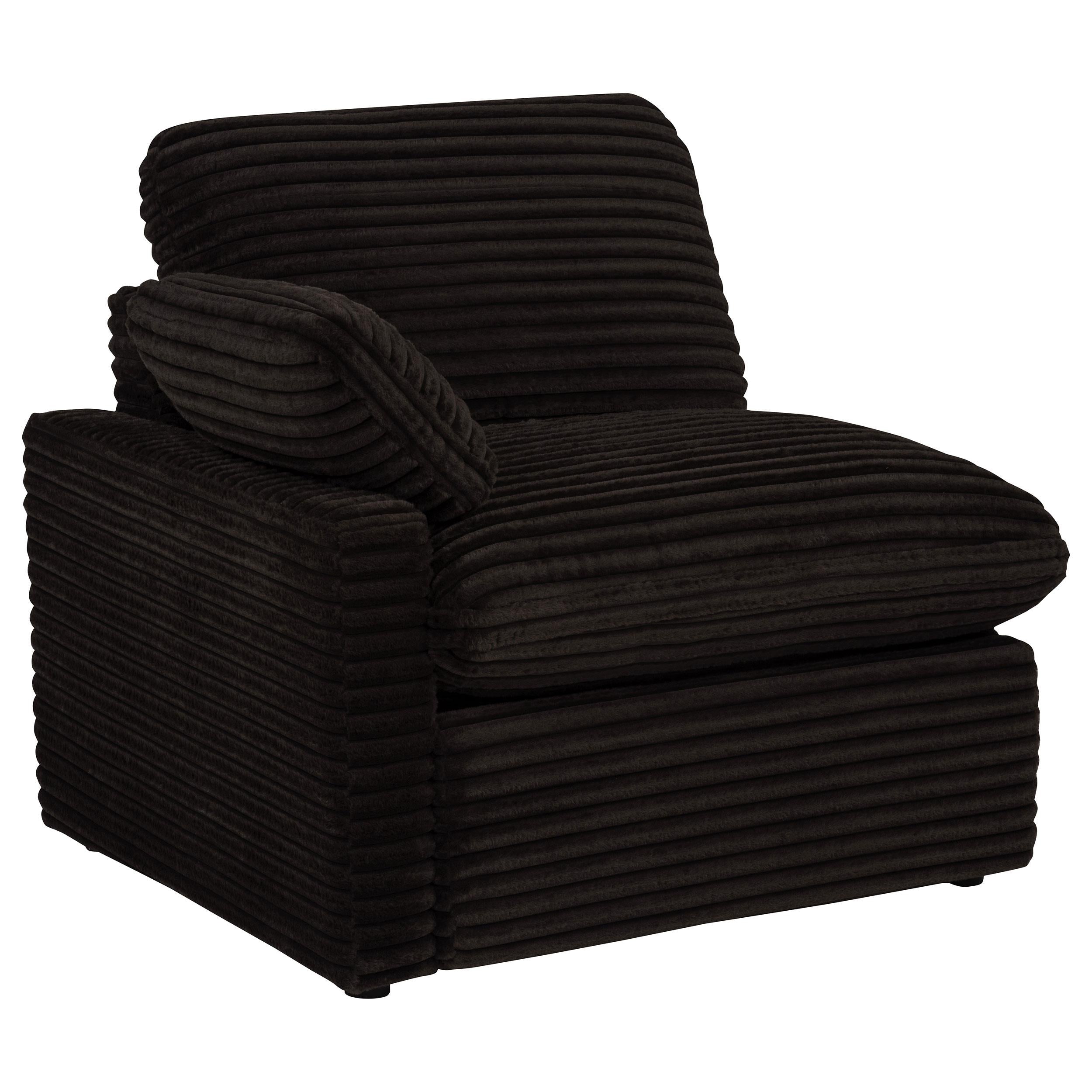  Coaster Furniture Collins 610350LRP Modular LAF Power Recliner - Chocolate Brown IMAGE 1