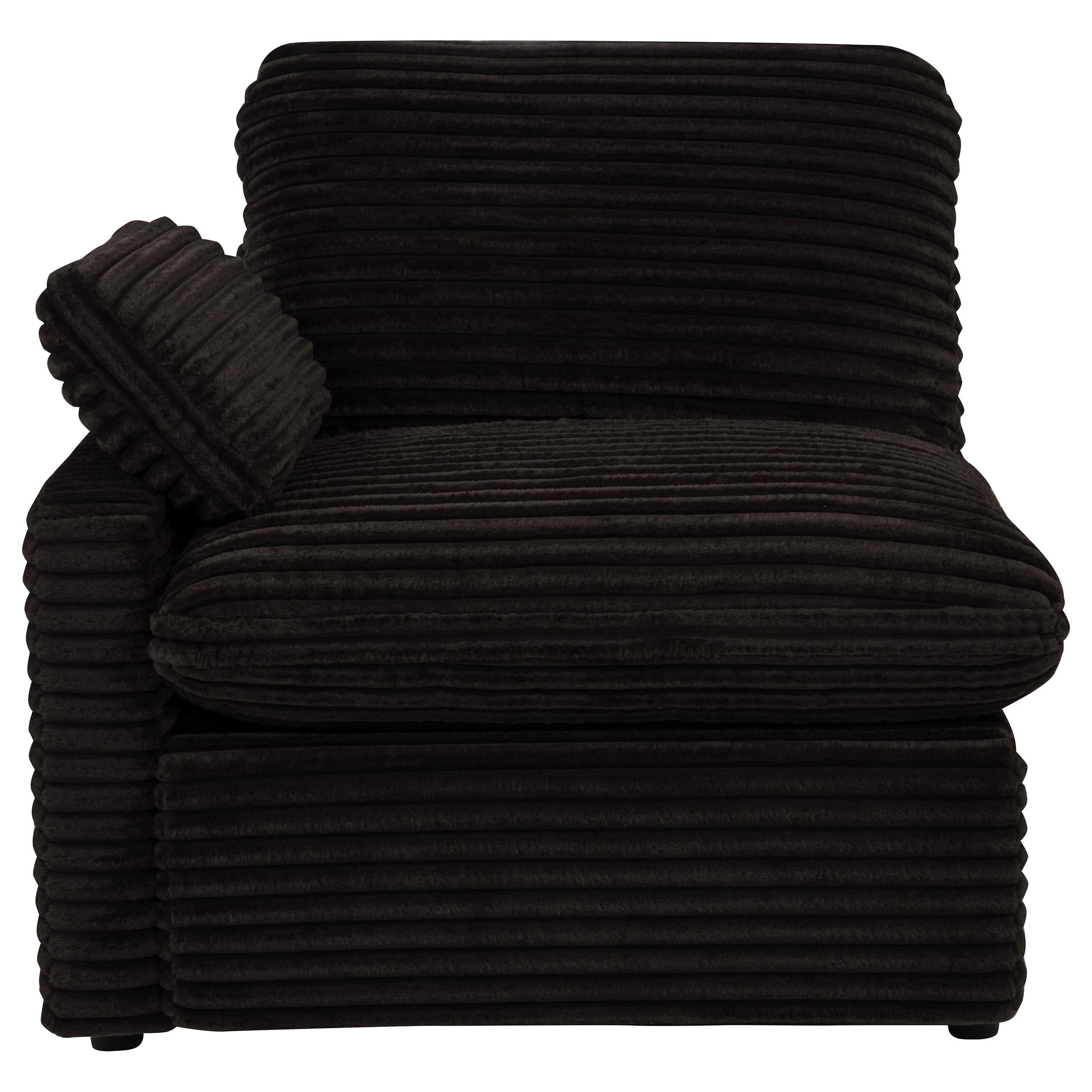  Coaster Furniture Collins 610350LRP Modular LAF Power Recliner - Chocolate Brown IMAGE 3