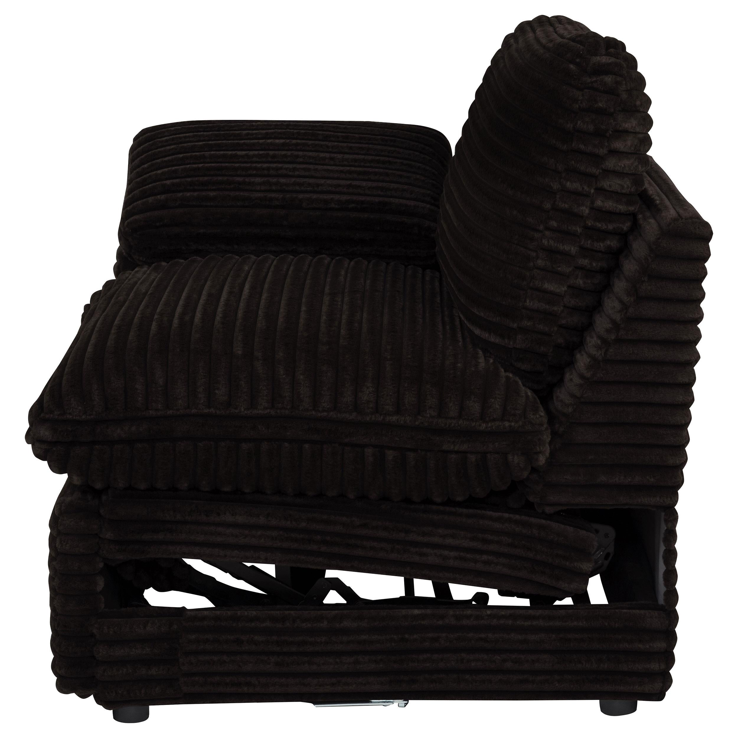  Coaster Furniture Collins 610350LRP Modular LAF Power Recliner - Chocolate Brown IMAGE 8