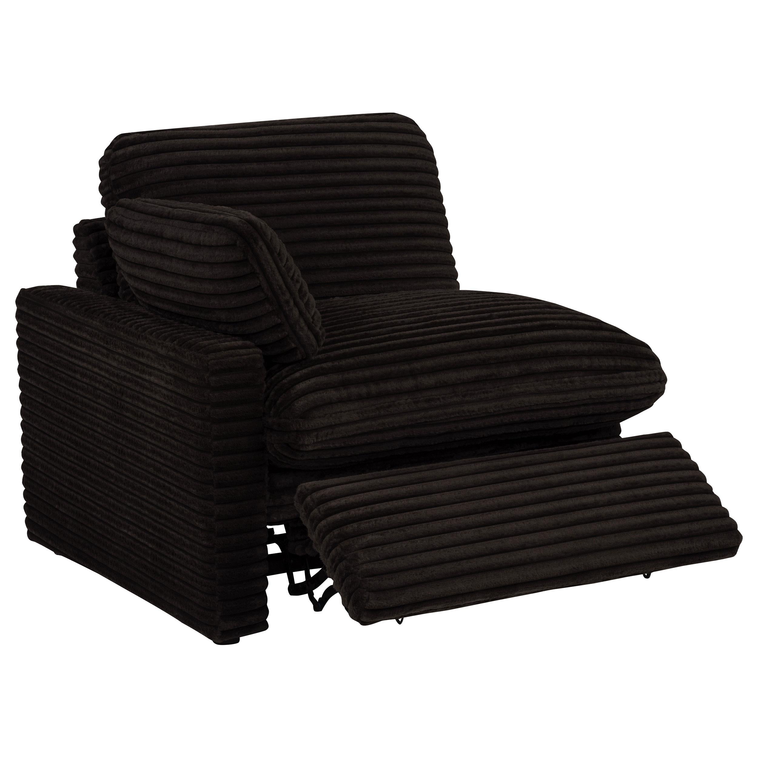  Coaster Furniture Collins 610350P 5-piece Modular Power Reclining Sectional - Chocolate Brown IMAGE 2