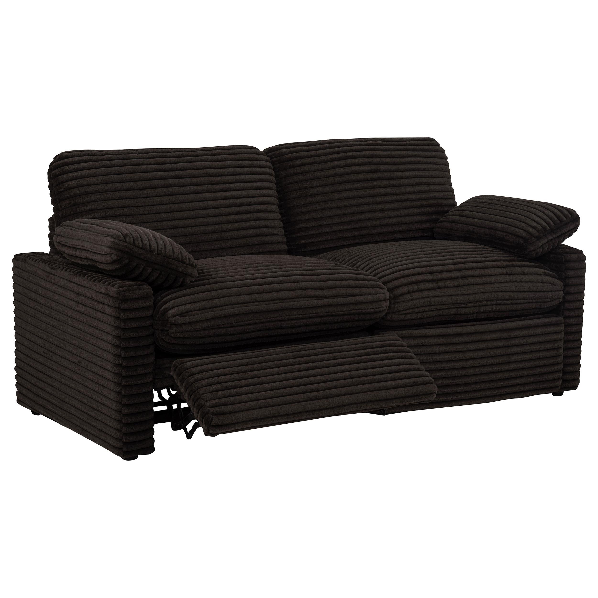  Coaster Furniture Collins 610352P Modular Power Loveseat - Chocolate Brown IMAGE 10