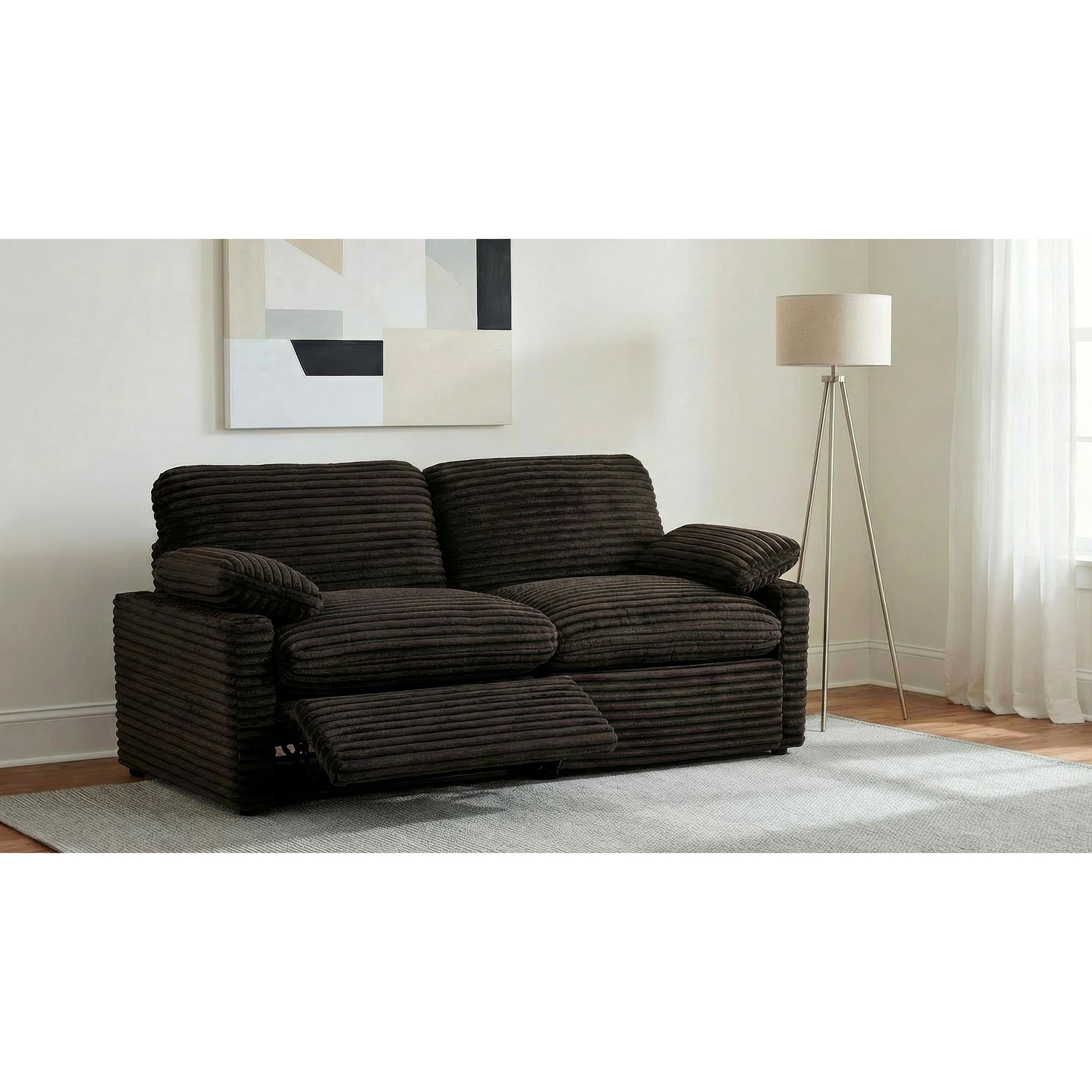  Coaster Furniture Collins 610352P Modular Power Loveseat - Chocolate Brown IMAGE 7