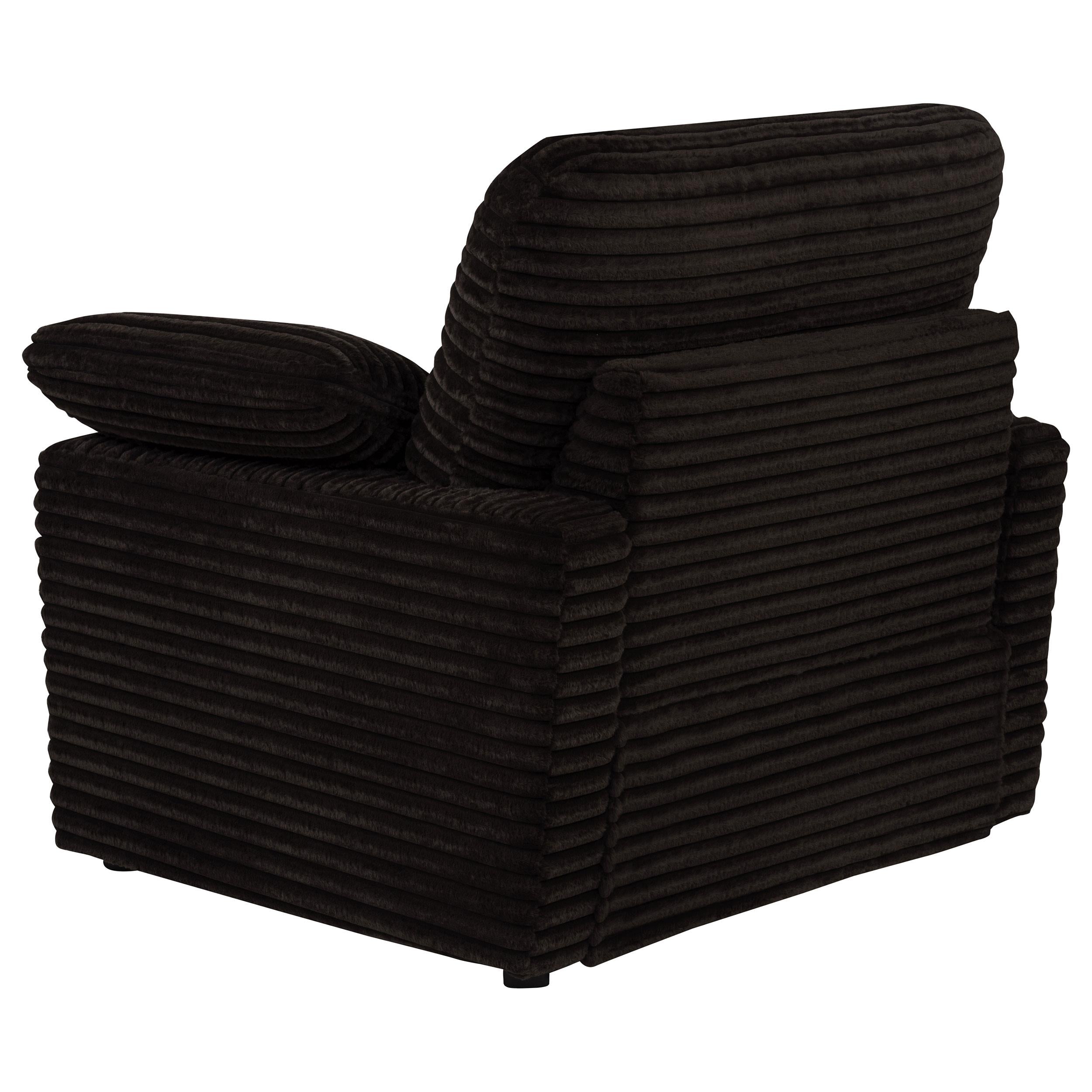  Coaster Furniture Collins 610353P Upholstered Power Recliner Chair - Chocolate Brown IMAGE 12