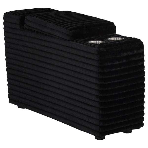 Coaster Furniture Collins 610360CON Upholstered Modular Storage Console - Black