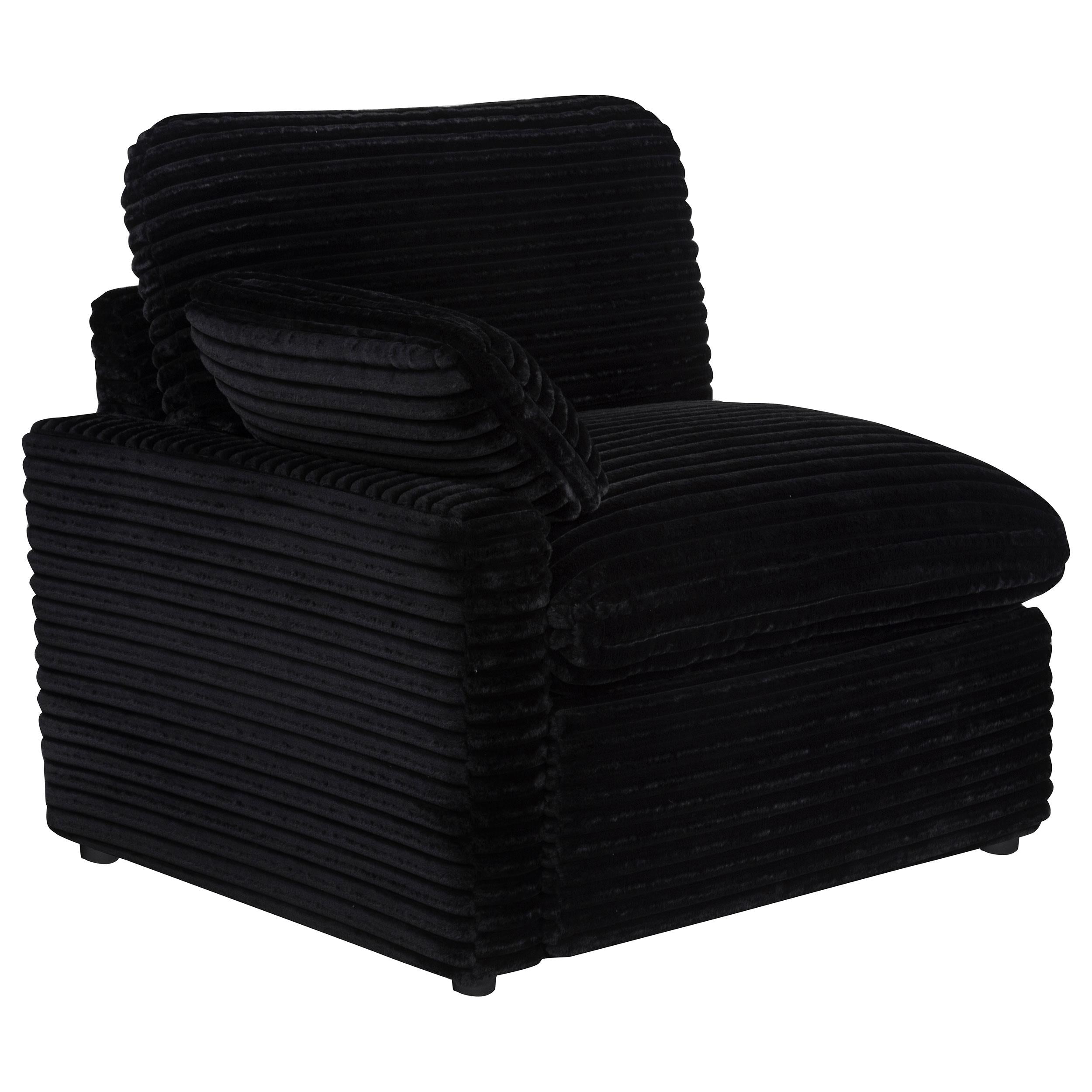  Coaster Furniture Collins 610360LRP Modular LAF Power Recliner - Black IMAGE 1