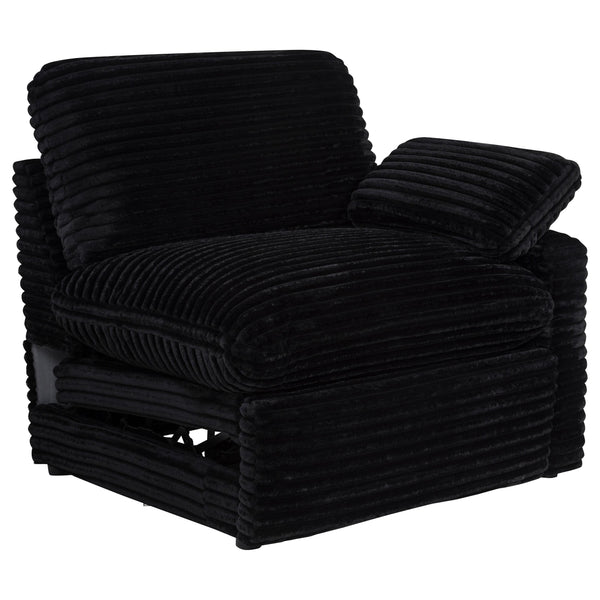 Coaster Furniture Collins 610360RRP Modular RAF Power Recliner - Black