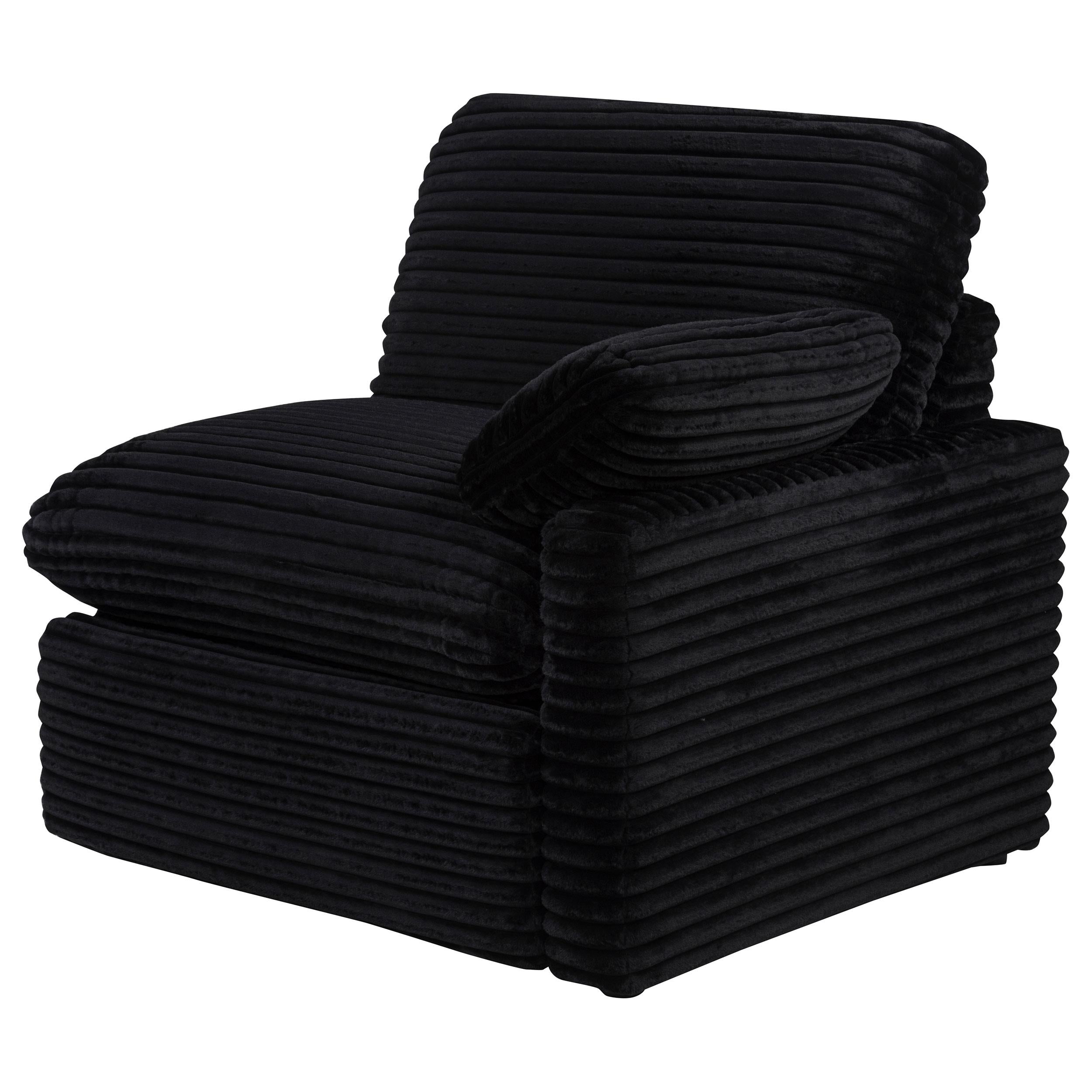  Coaster Furniture Collins 610360RRP Modular RAF Power Recliner - Black IMAGE 3