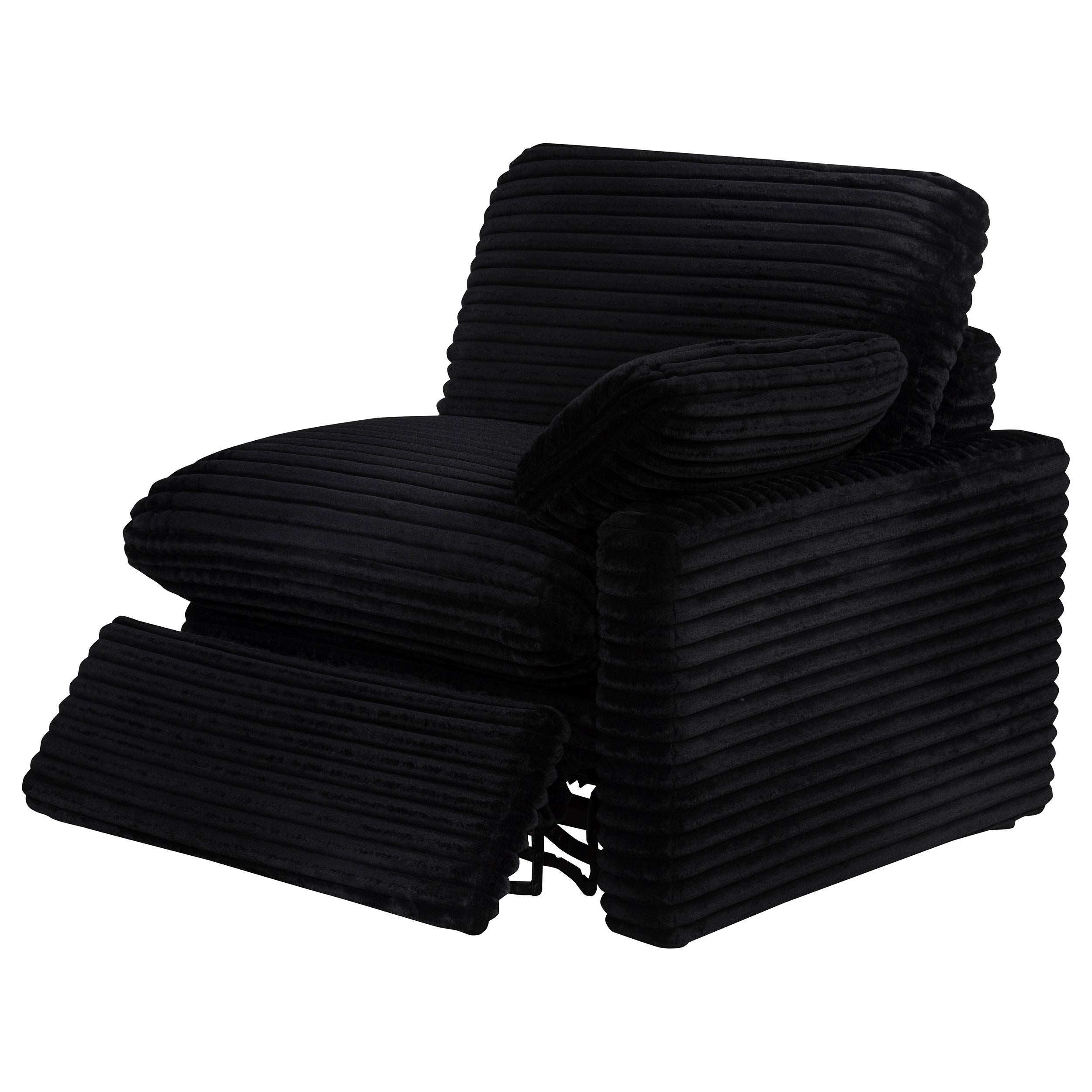  Coaster Furniture Collins 610360RRP Modular RAF Power Recliner - Black IMAGE 5