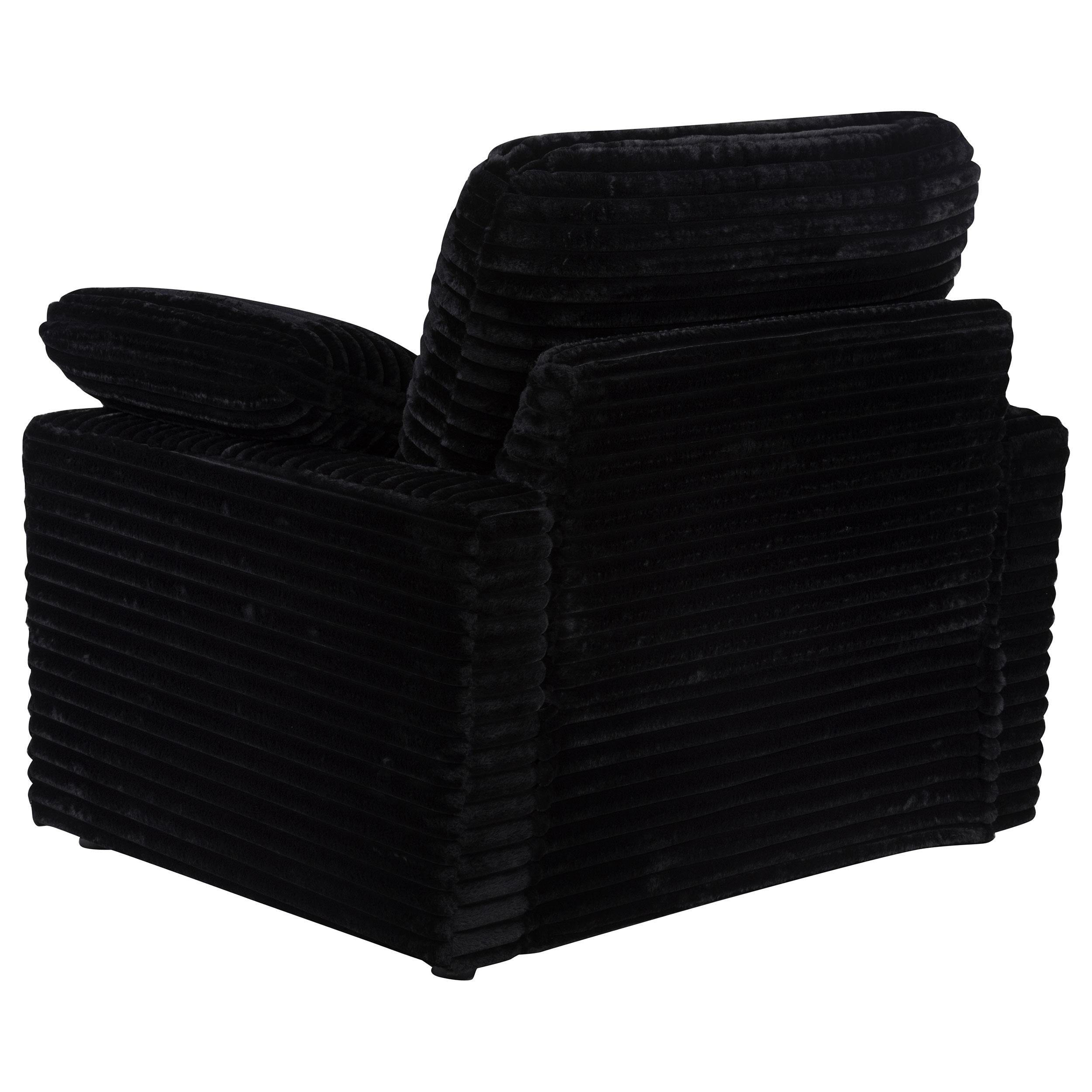  Coaster Furniture Collins 610363P Upholstered Power Recliner Chair - Black IMAGE 10