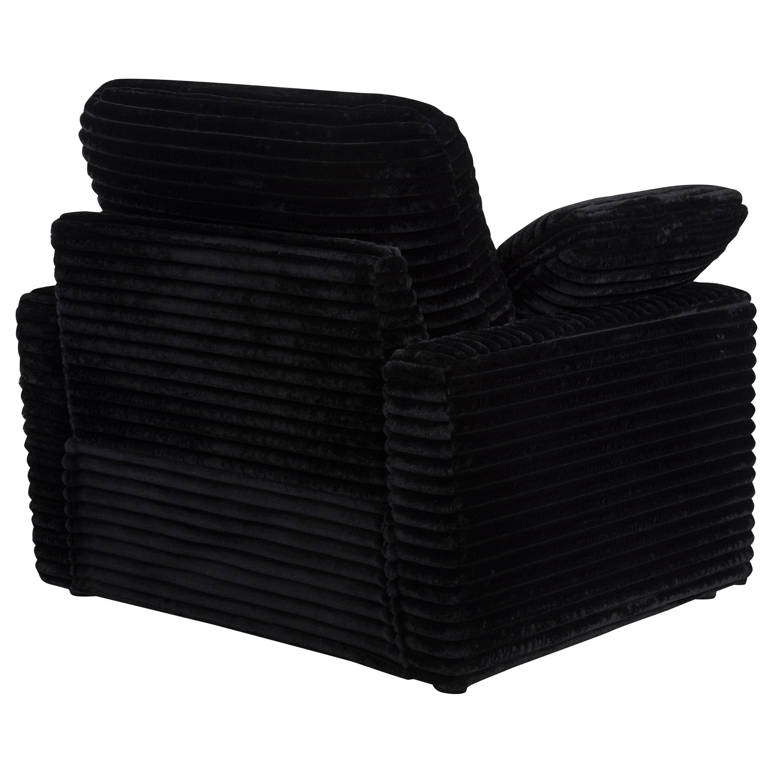  Coaster Furniture Collins 610363P Upholstered Power Recliner Chair - Black IMAGE 14
