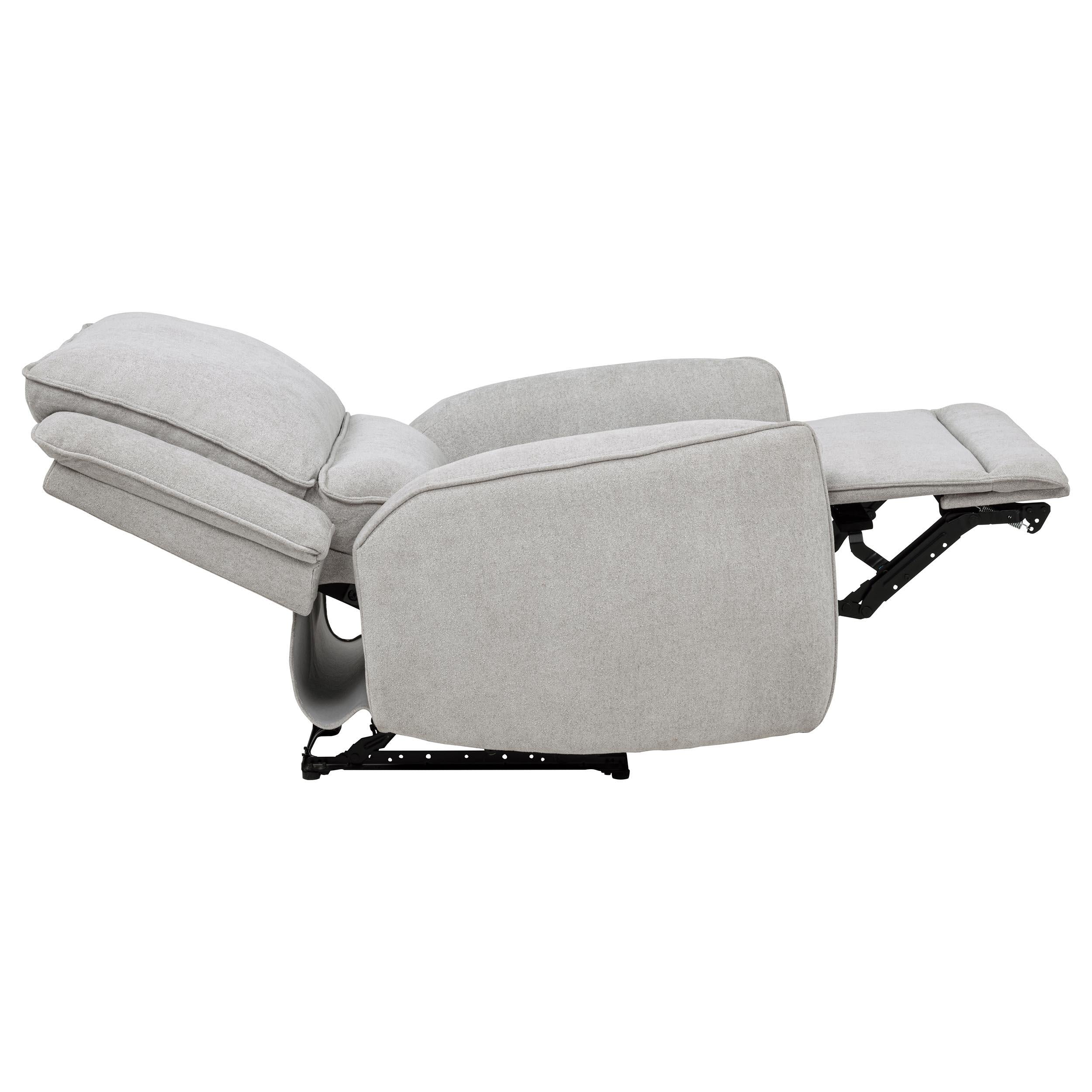  Coaster Furniture Sylmar 610523P Chenille Upholstered Power Recliner - Dove Grey IMAGE 8