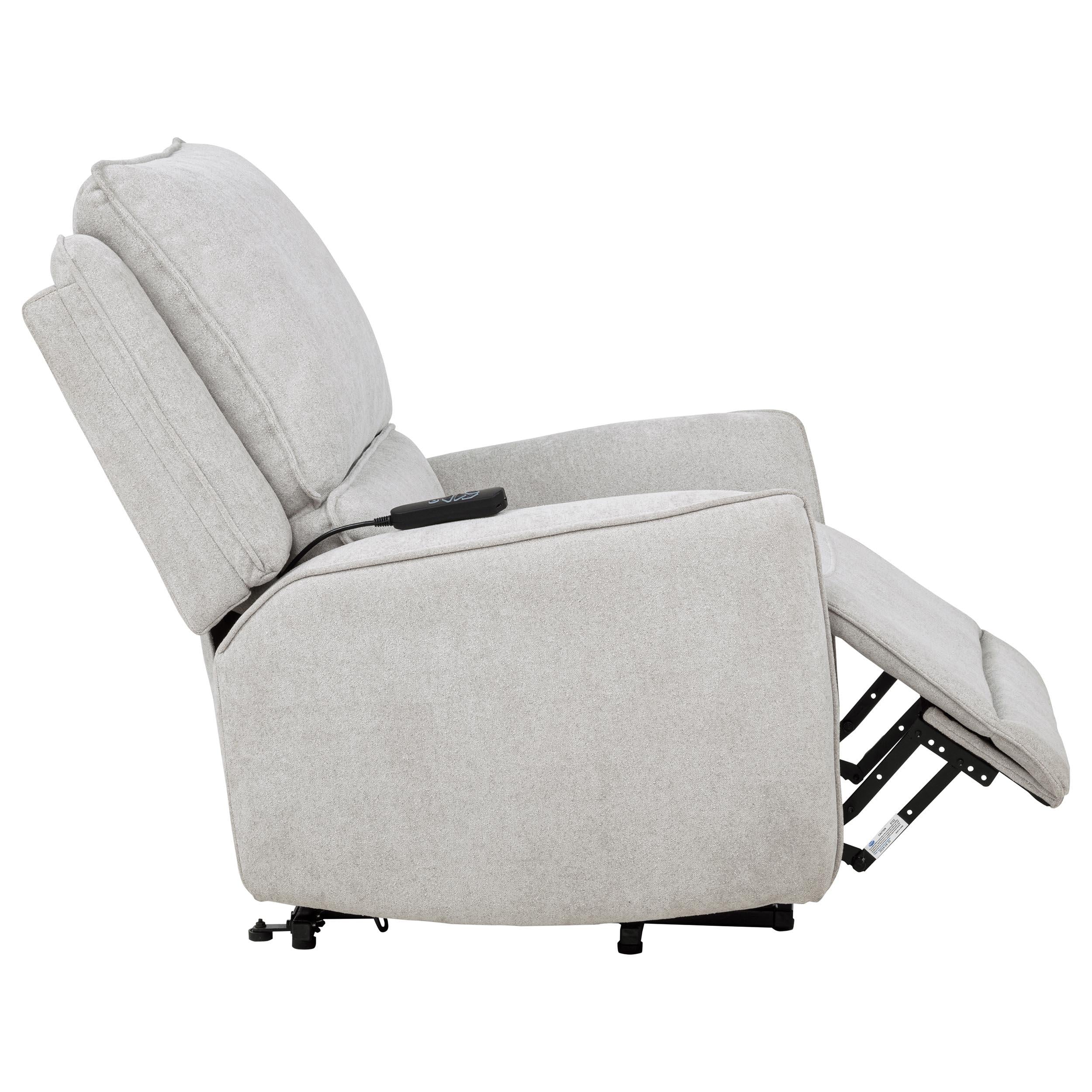  Coaster Furniture Sylmar 610524PP Chenille Upholstered Dual Power Lift Recliner - Dove Grey IMAGE 14
