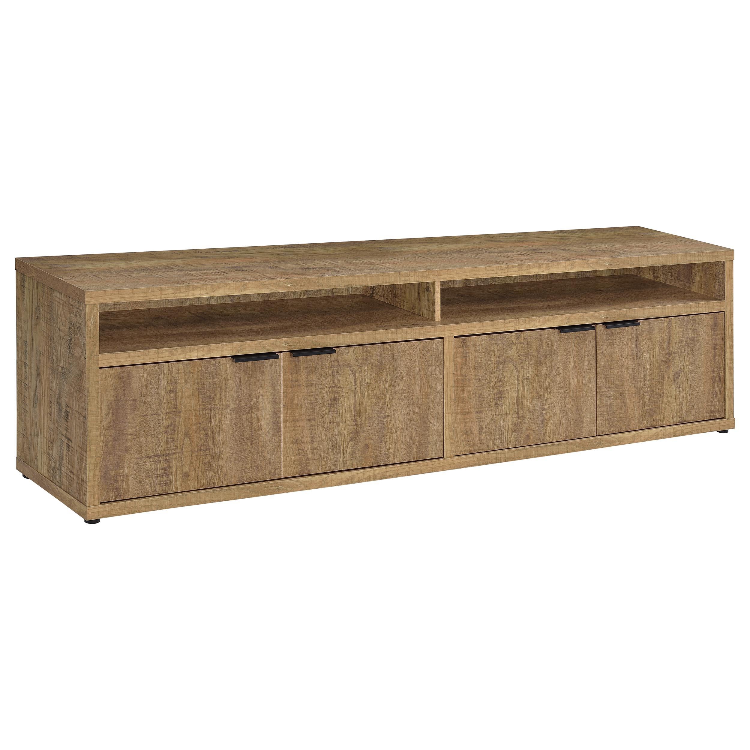  Coaster Furniture Tabby 700933 79-inch 4-door Engineered Wood TV Stand Media Console - Mango IMAGE 1
