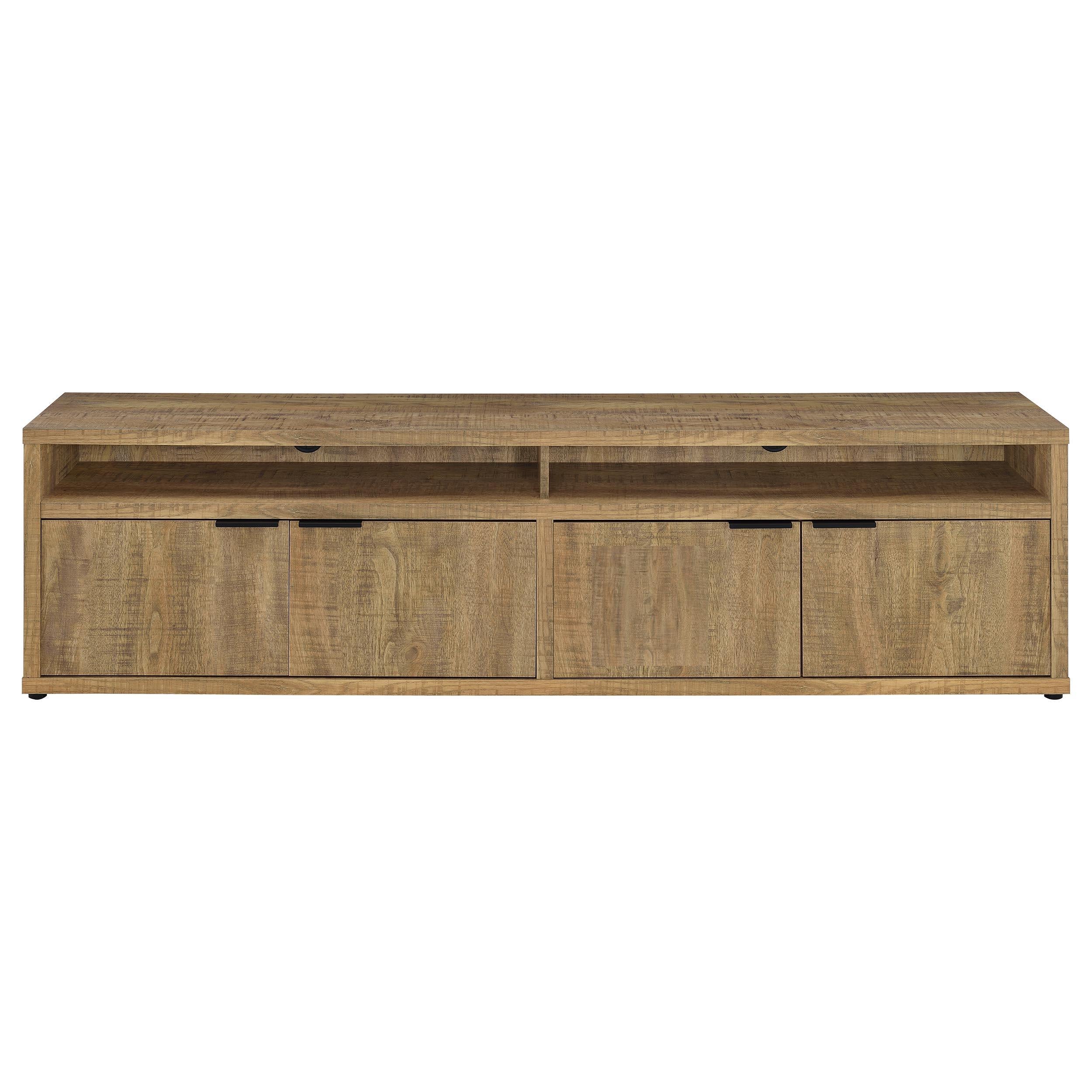  Coaster Furniture Tabby 700933 79-inch 4-door Engineered Wood TV Stand Media Console - Mango IMAGE 9