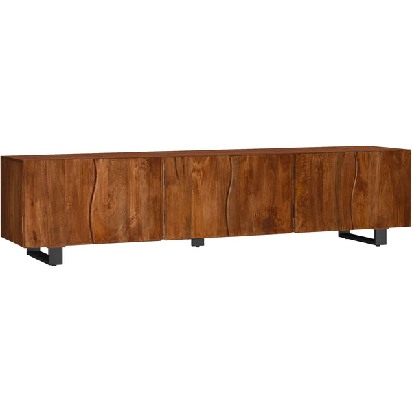 Coaster Furniture Trask 701790 86-inch Wood TV Stand Media Console - Mango Brown