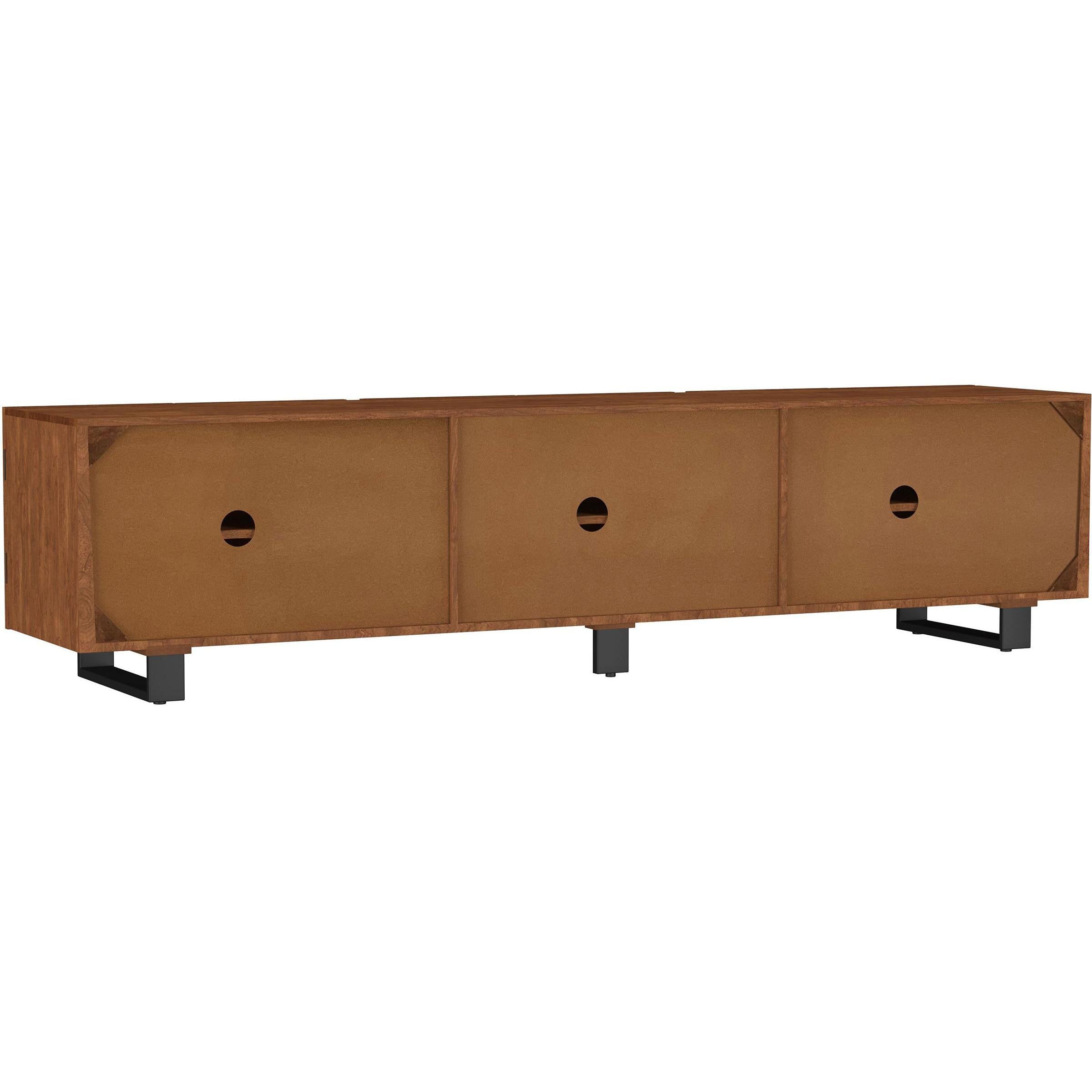  Coaster Furniture Trask 701790 86-inch Wood TV Stand Media Console - Mango Brown IMAGE 7