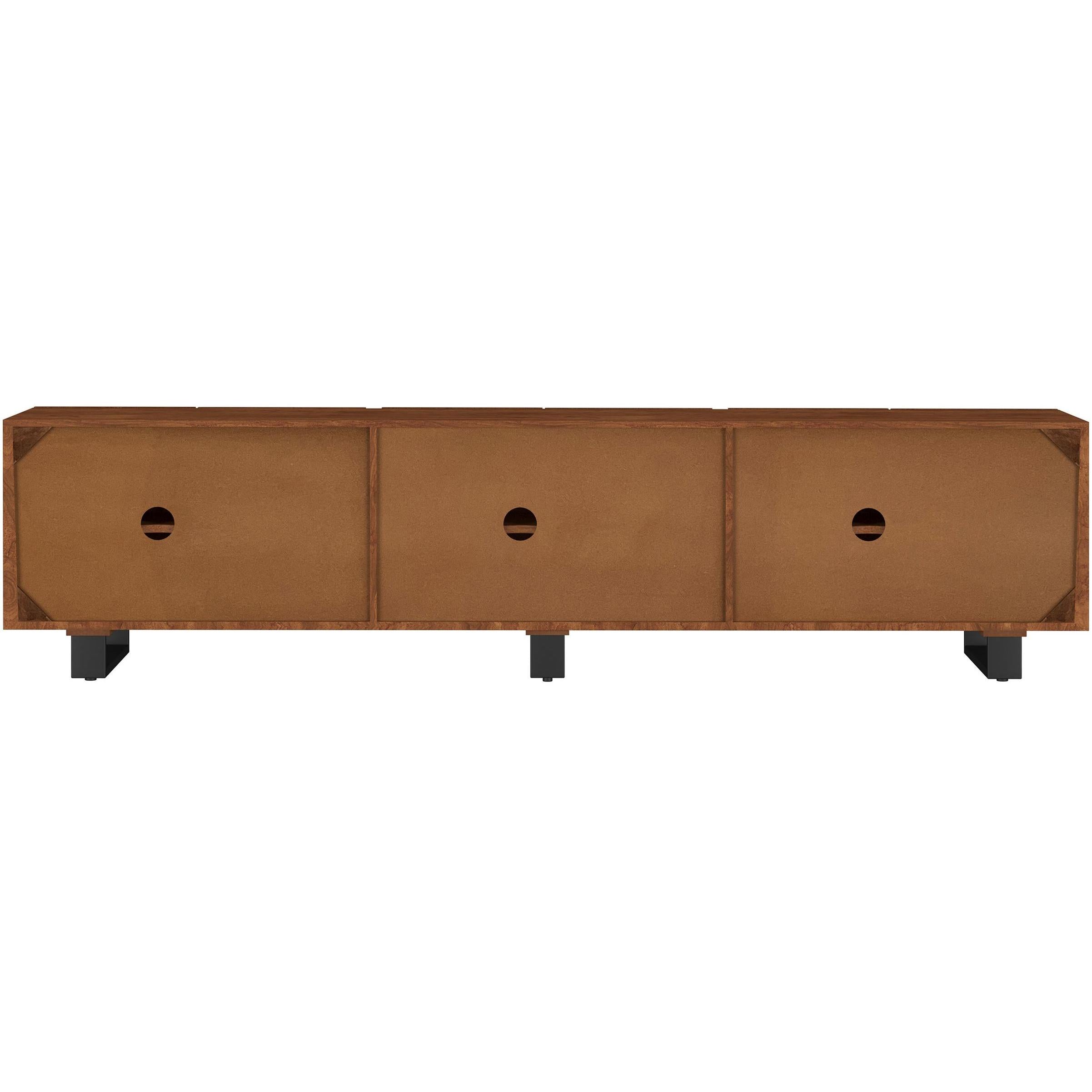  Coaster Furniture Trask 701790 86-inch Wood TV Stand Media Console - Mango Brown IMAGE 8