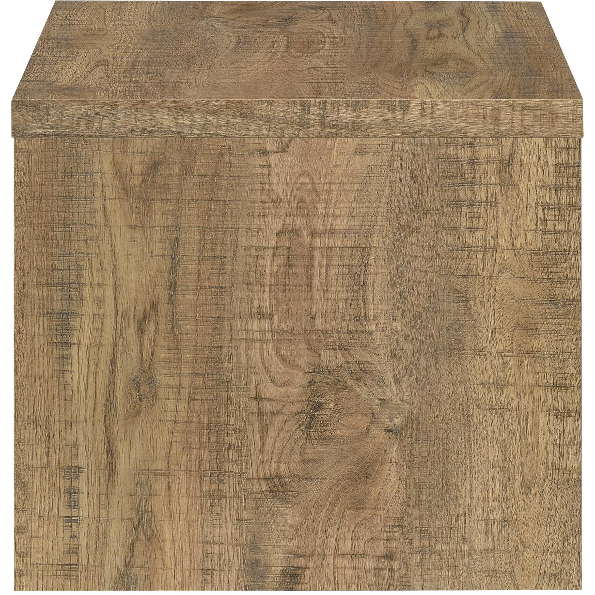  Coaster Furniture Lynette 704128-S2 2-piece Rectangular Coffee and End Table Set - Mango IMAGE 5