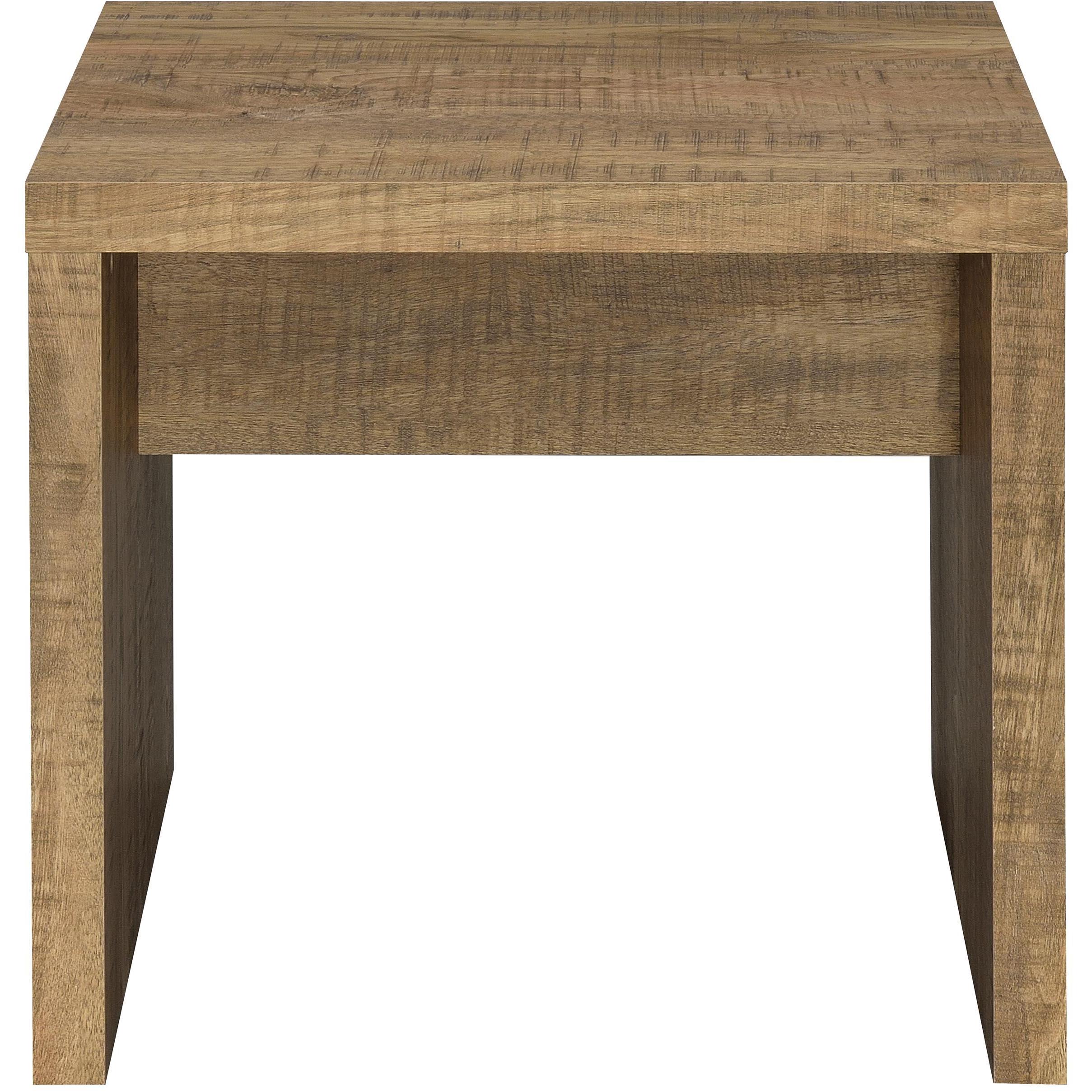  Coaster Furniture Lynette 704128-S3 3-piece Rectangular Coffee and End Table Set - Mango IMAGE 4