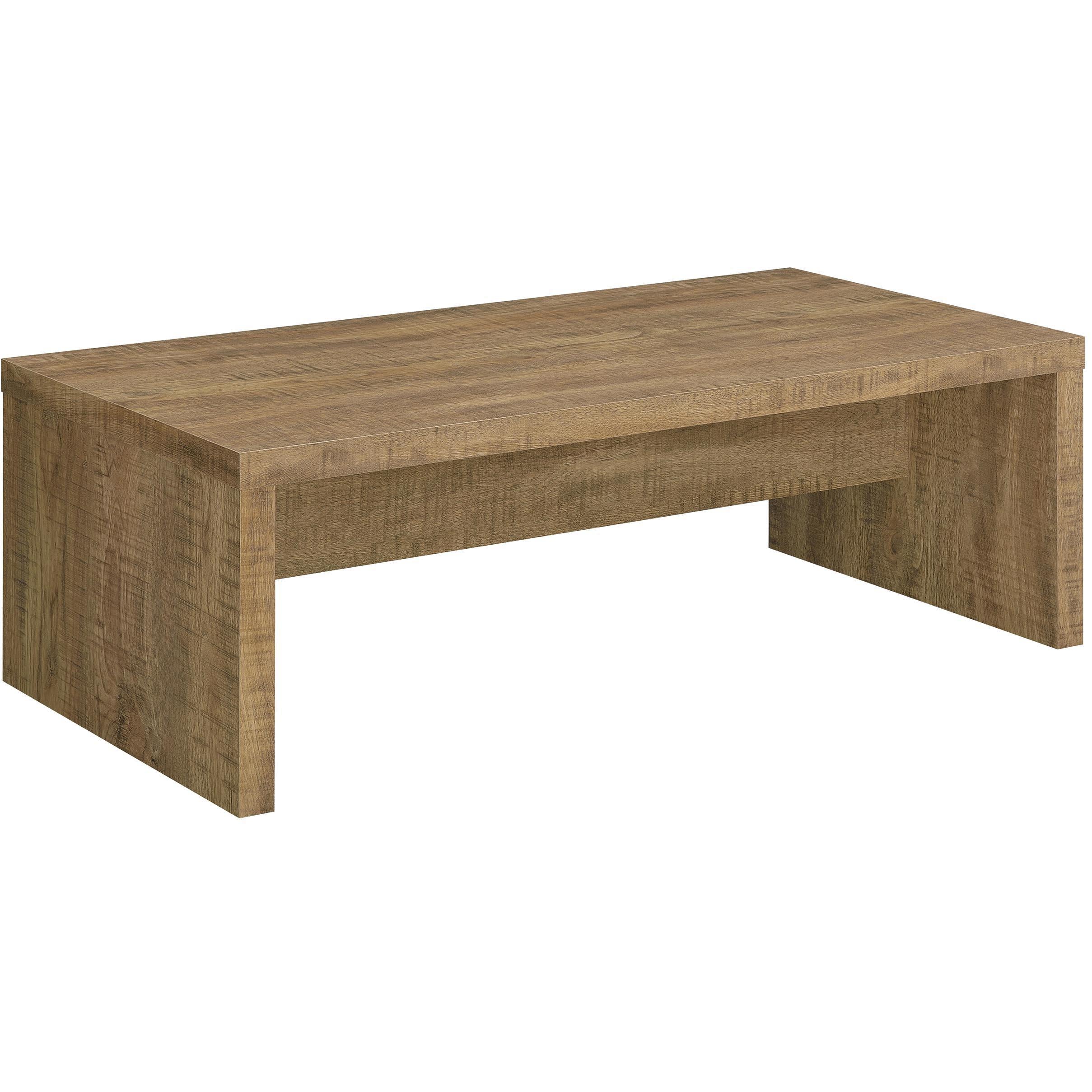  Coaster Furniture Lynette 704128-S3 3-piece Rectangular Coffee and End Table Set - Mango IMAGE 6