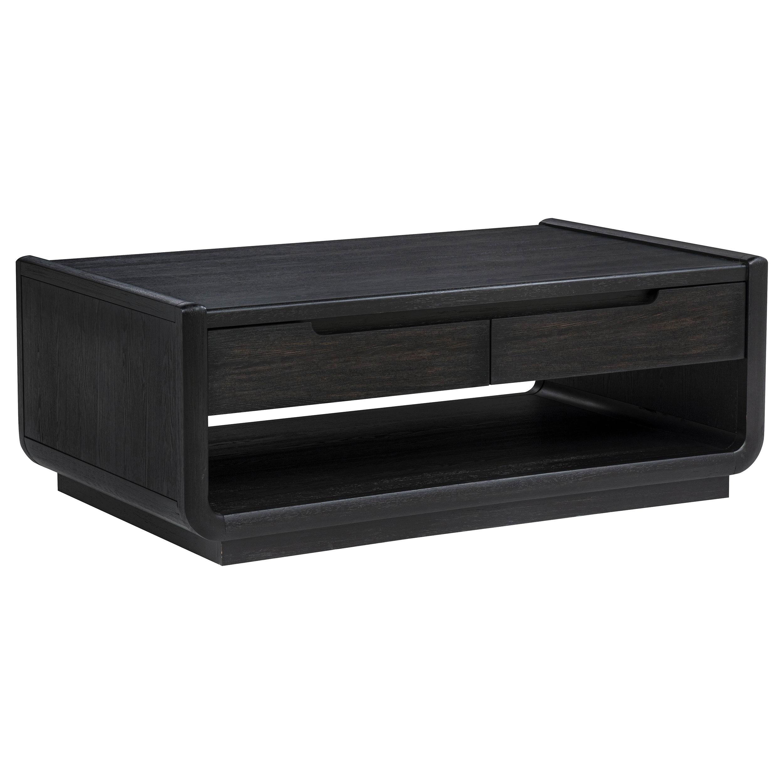  Coaster Furniture Leandro 704638-S2 2-piece Wood Coffee and End Table Set - Burnished Black IMAGE 10