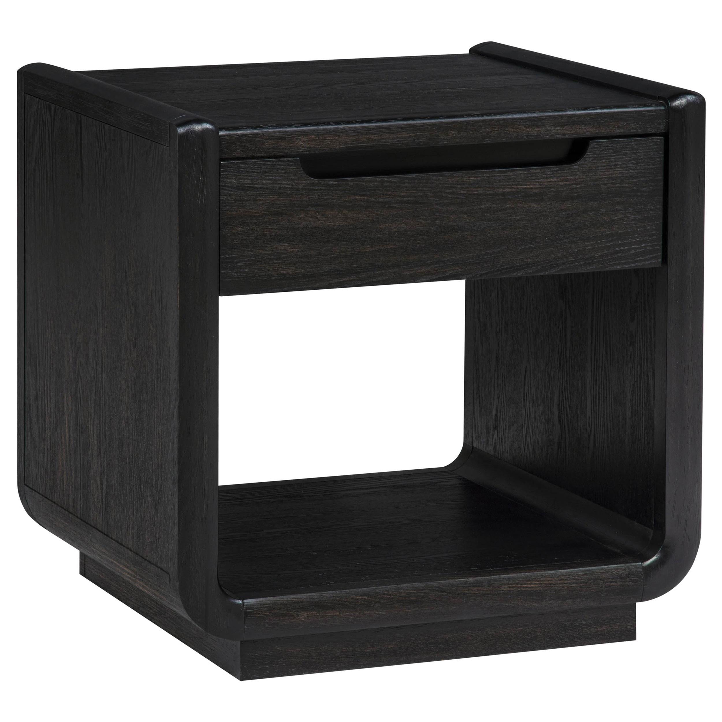  Coaster Furniture Leandro 704638-S2 2-piece Wood Coffee and End Table Set - Burnished Black IMAGE 6