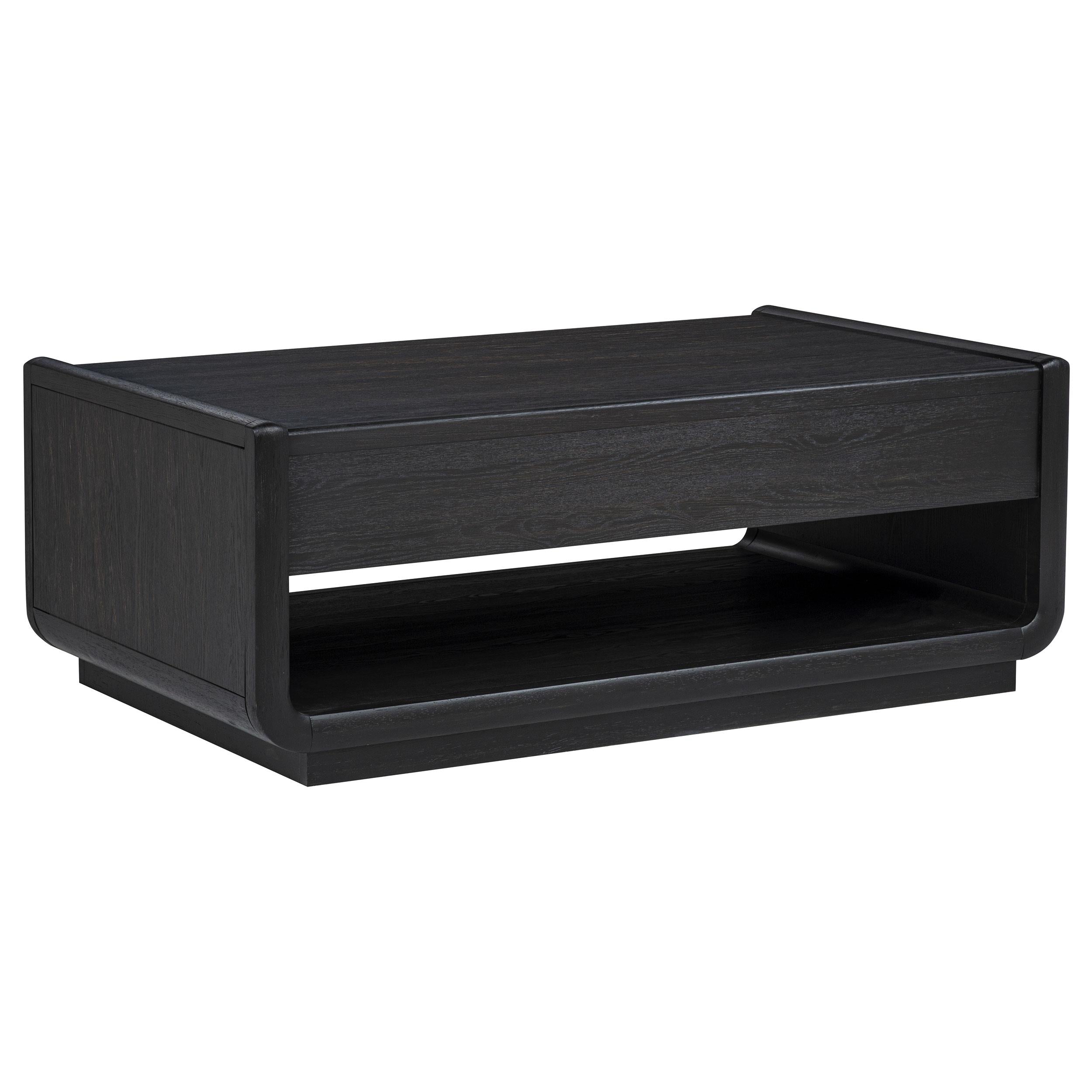  Coaster Furniture Leandro 704638-S3 3-piece Wood Coffee and End Table Set - Burnished Black IMAGE 11