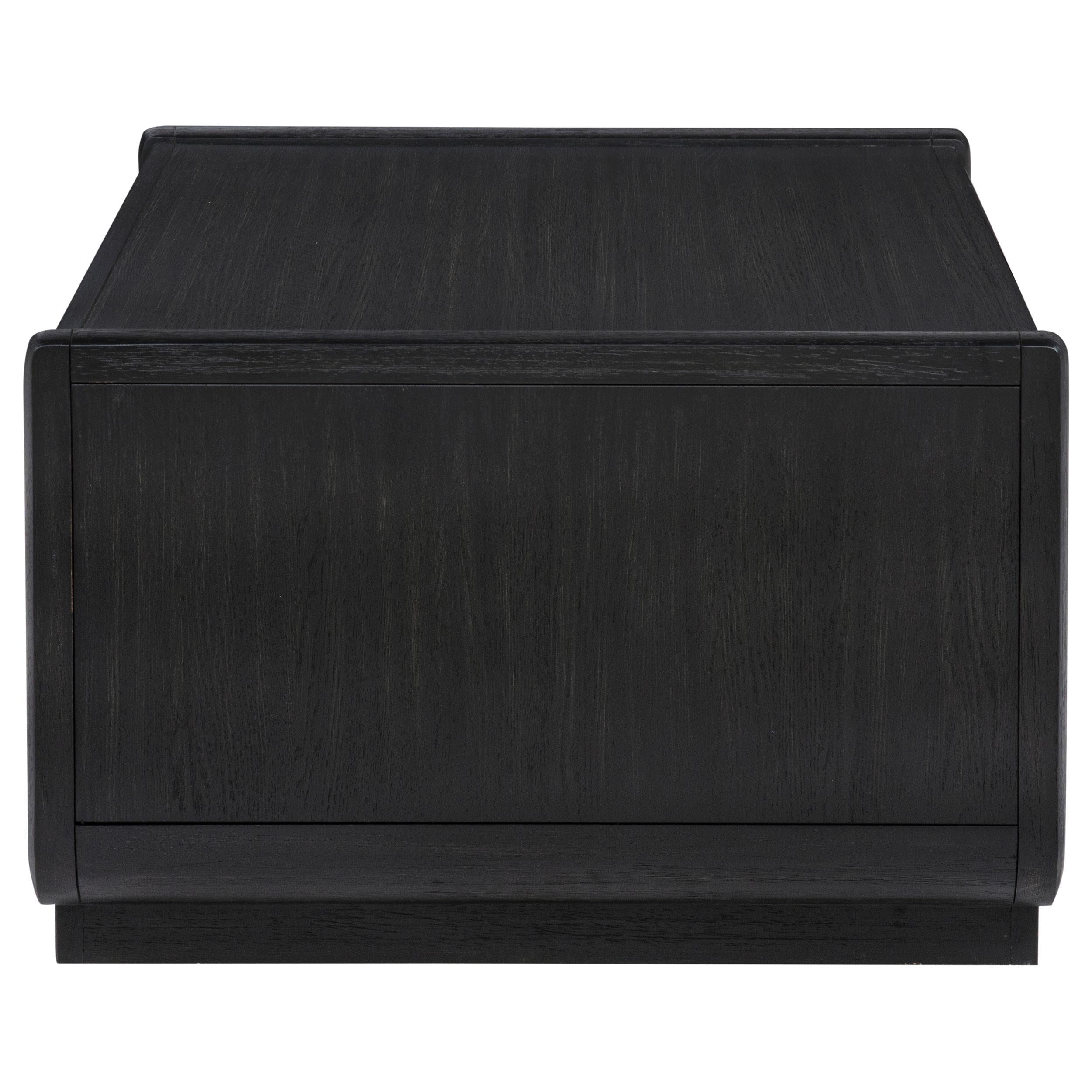  Coaster Furniture Leandro 704638-S3 3-piece Wood Coffee and End Table Set - Burnished Black IMAGE 12