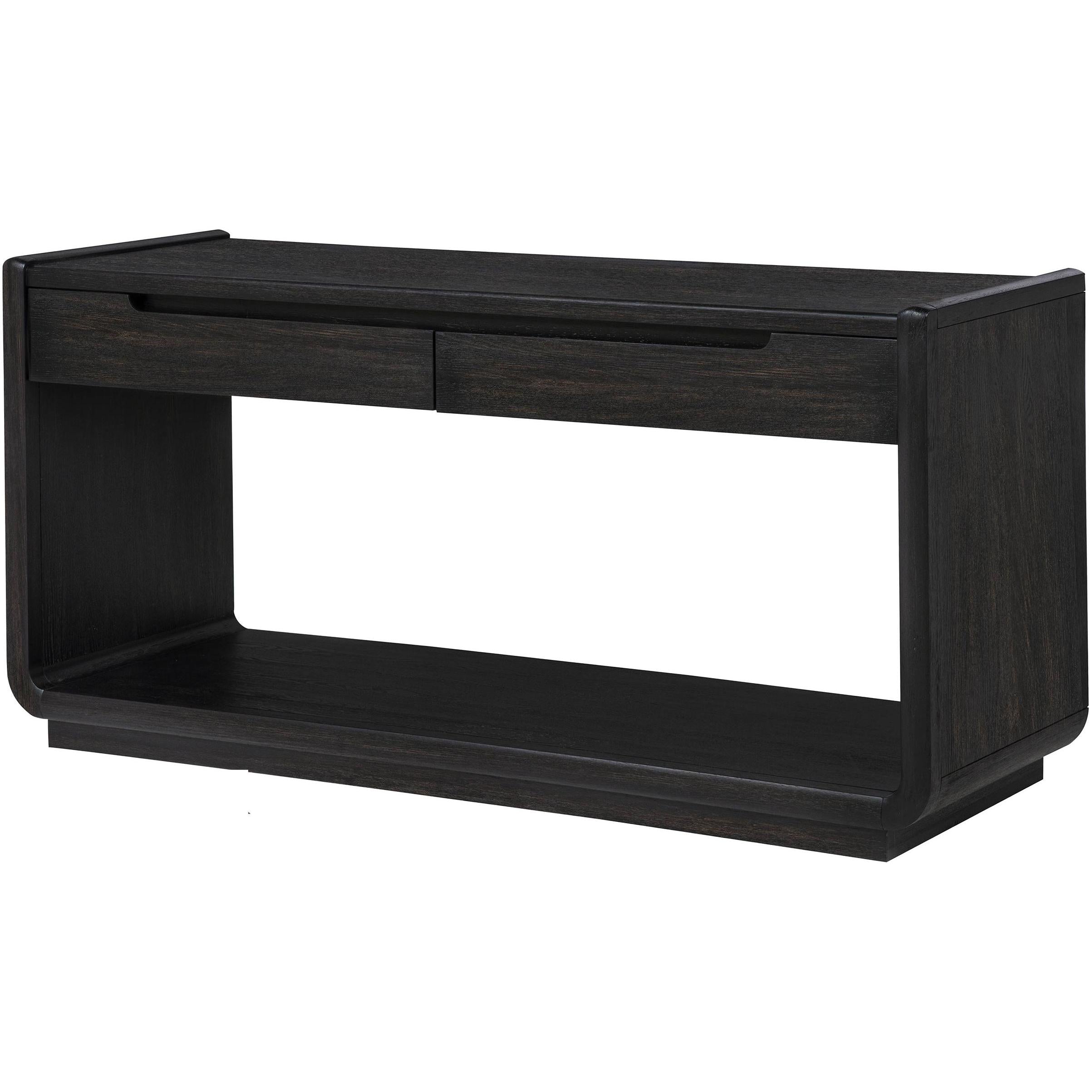  Coaster Furniture Leandro 704639 2-drawer Entryway Sofa Console Table - Burnished Black IMAGE 5