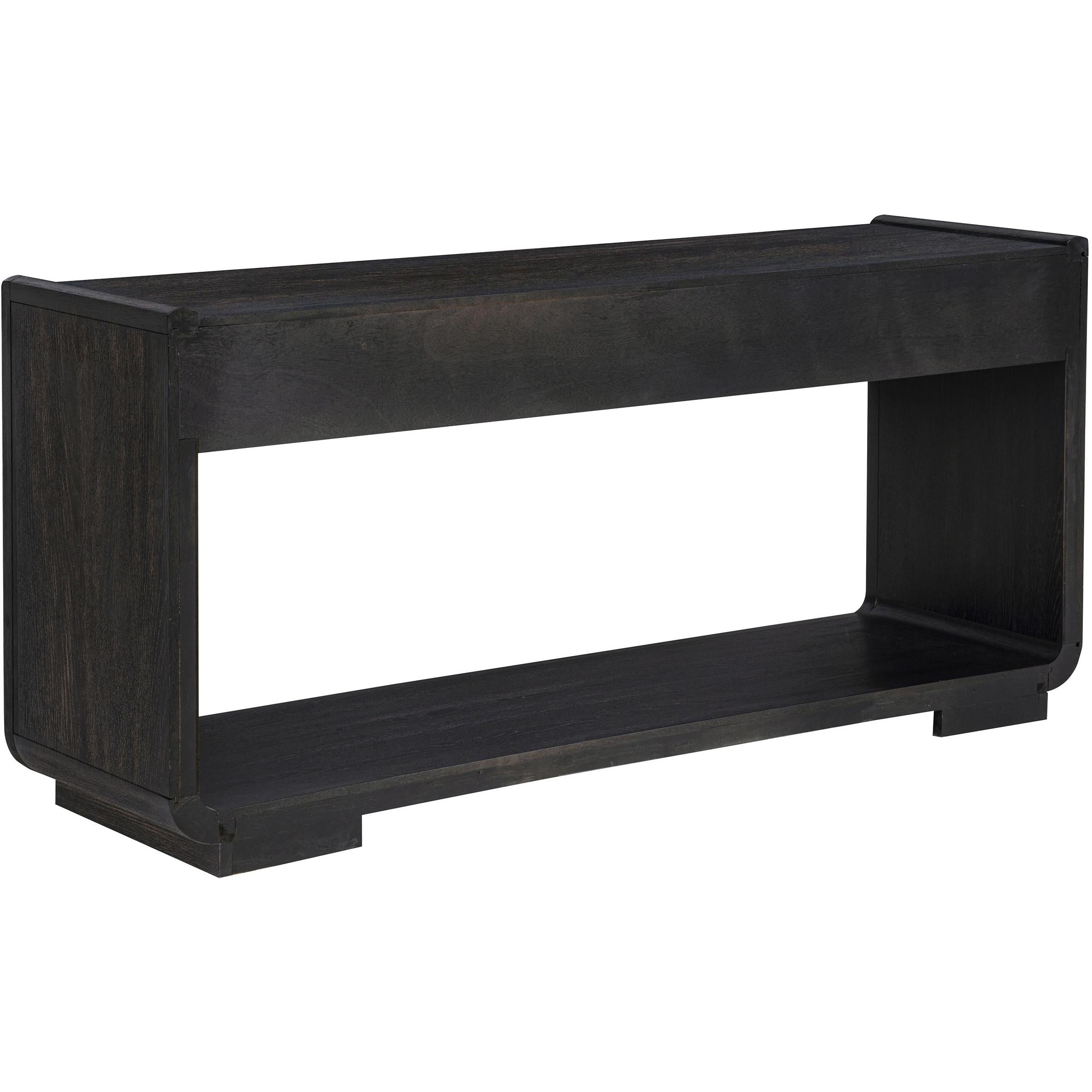  Coaster Furniture Leandro 704639 2-drawer Entryway Sofa Console Table - Burnished Black IMAGE 7
