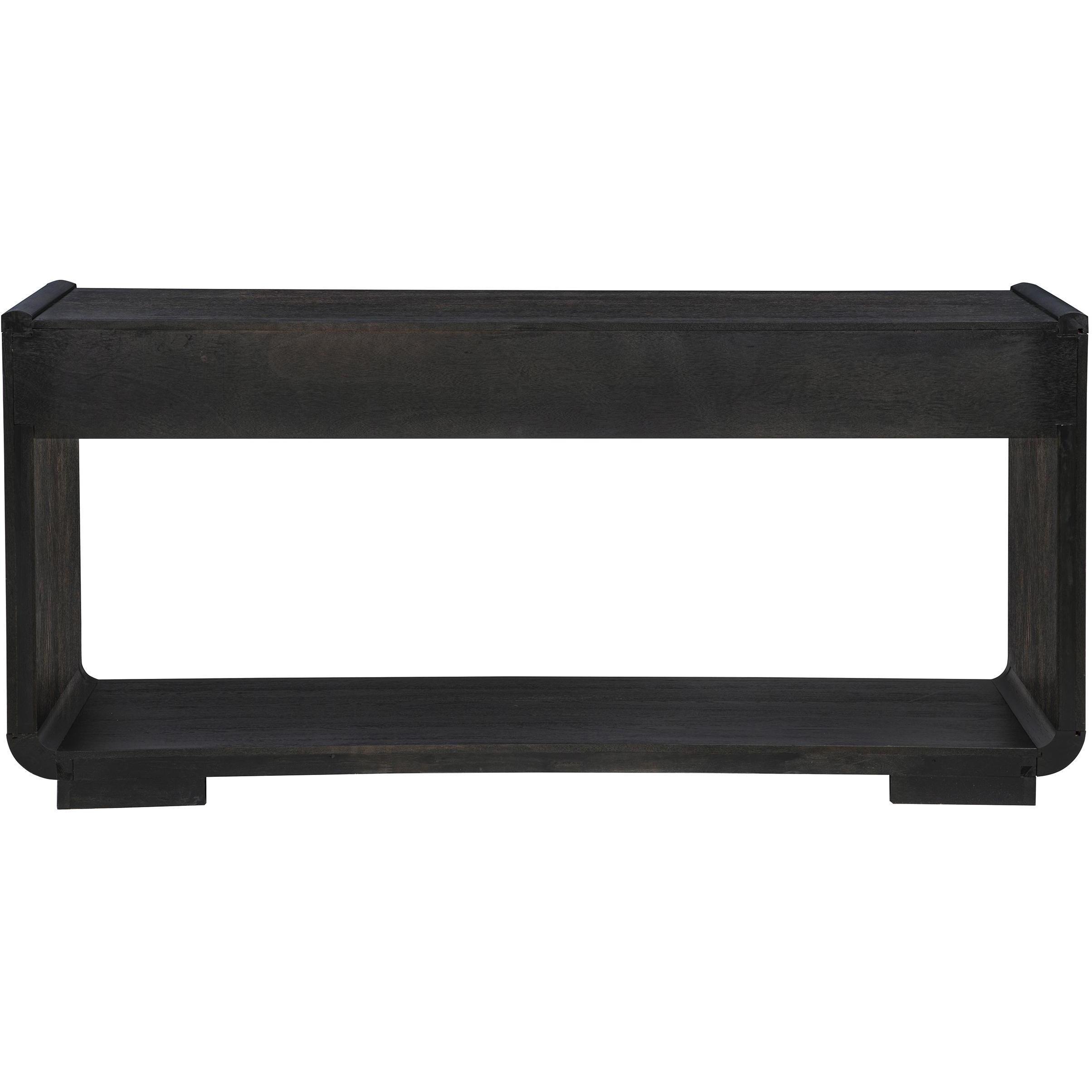  Coaster Furniture Leandro 704639 2-drawer Entryway Sofa Console Table - Burnished Black IMAGE 8