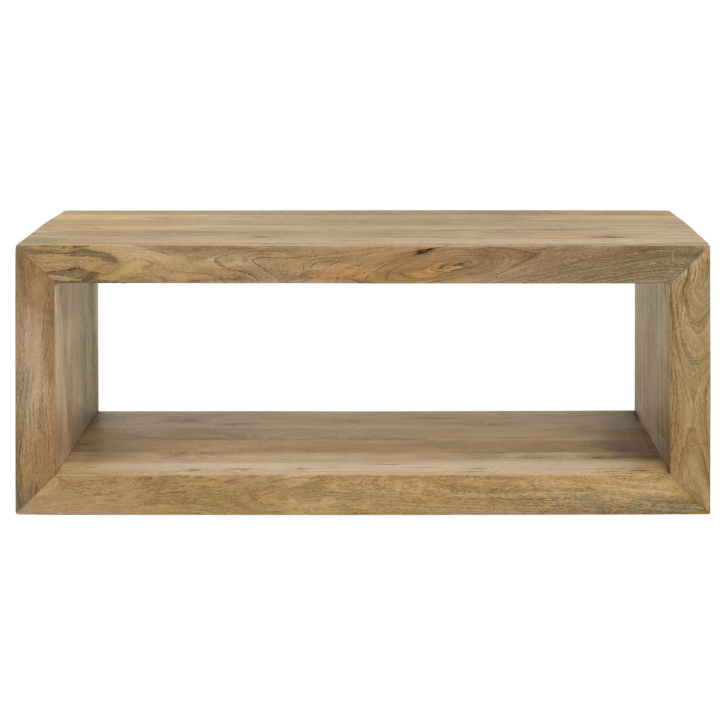  Coaster Furniture Benton 704838-S3 3-piece Solid Mango Coffee and End Table Set - Natural IMAGE 11