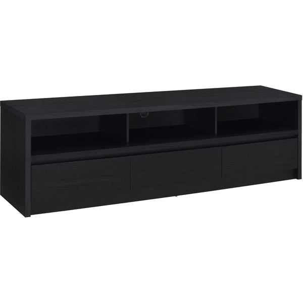 Coaster Furniture Rutland 705803 78-inch 3-drawer TV Stand Media Console - Black